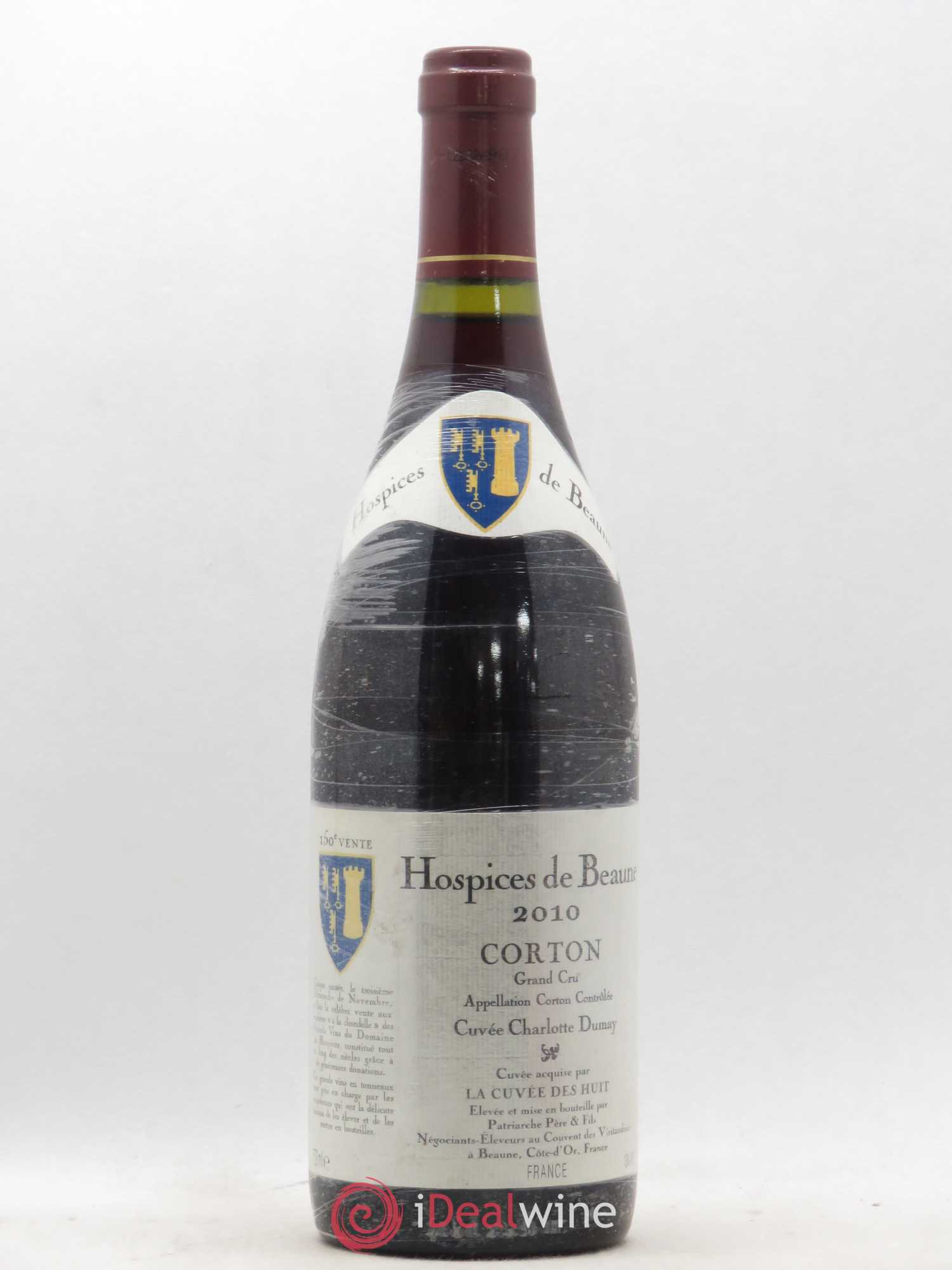 Corton Grand Cru Cuvée Charlotte Dumay Hospices de Beaune Patriarche 2010 - Posten von 1 Flasche - 0