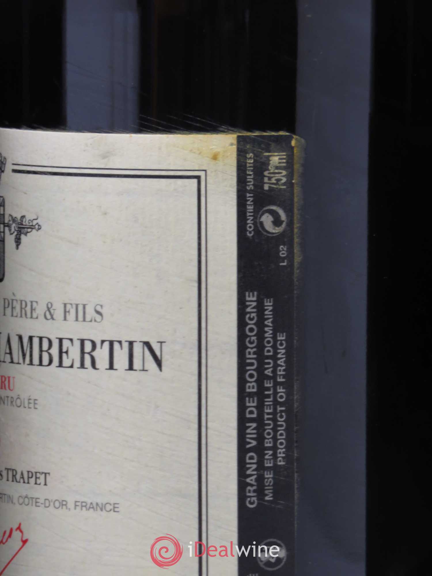 Chapelle-Chambertin Grand Cru Domaine Trapet 2008 - Lot de 3 bouteilles - 2