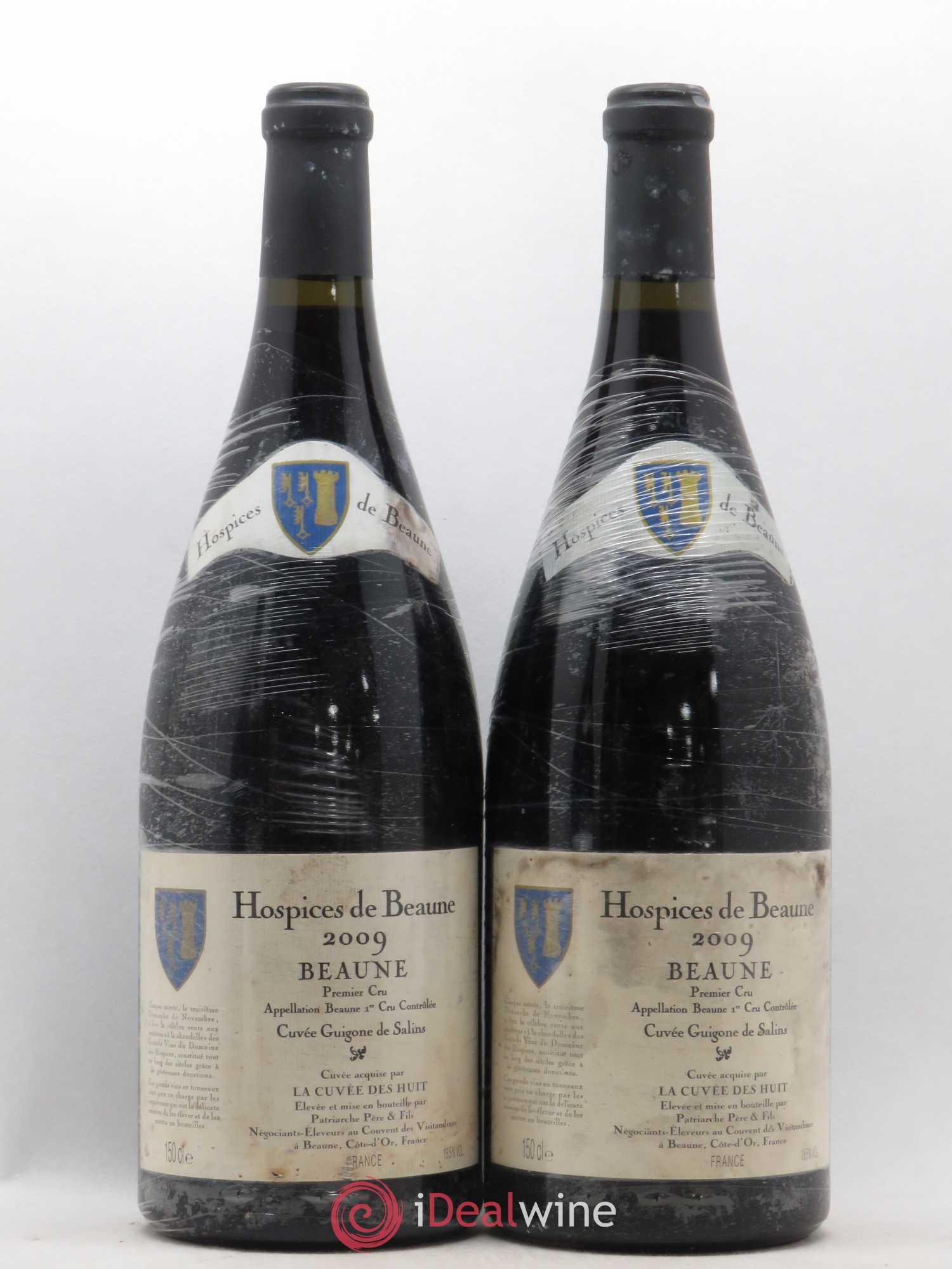 Beaune 1er Cru Hospices de Beaune Cuvée Guigone de Salins Patriarche 2009 - Posten von 2 Magnum - 0