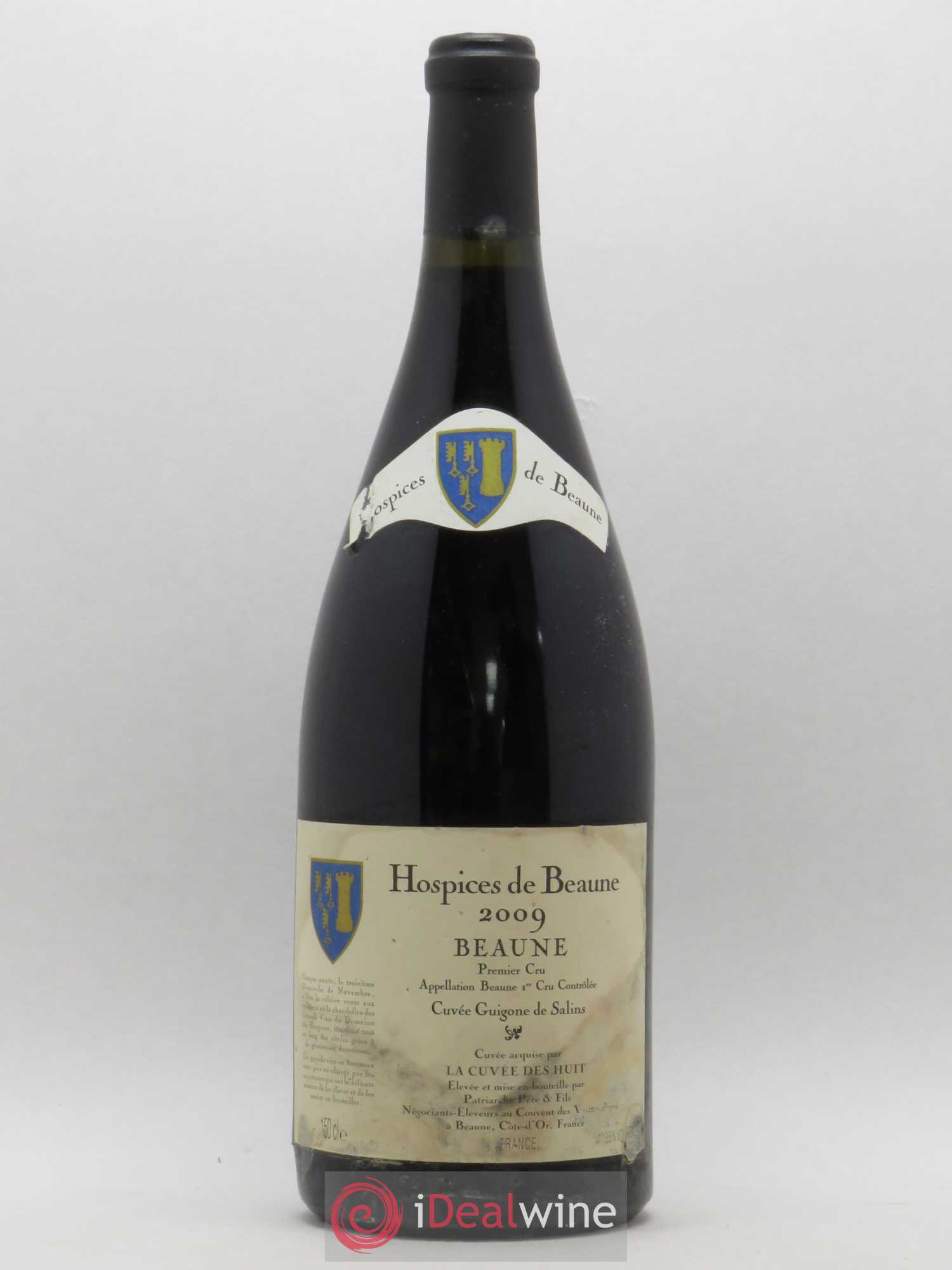 Beaune 1er Cru Cuvée Guigone de Salins Hospices de Beaune Patriarche 2009 - Posten von 1 Magnum - 0