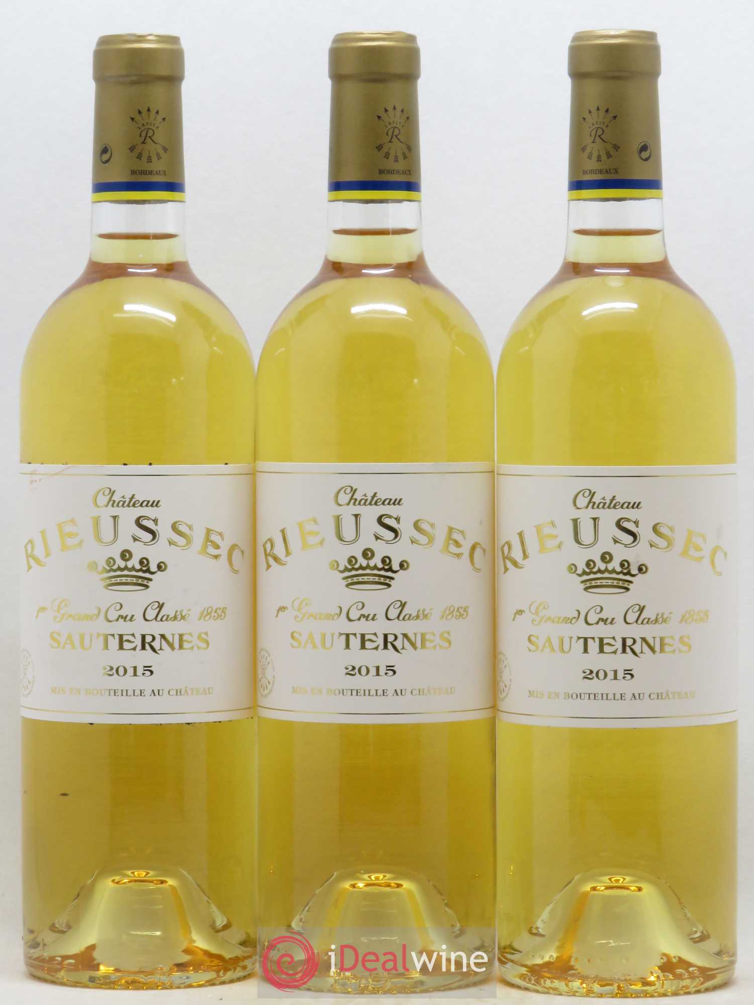 Château Rieussec 1er Grand Cru Classé 2015 - Lotto di 3 bottiglie - 0