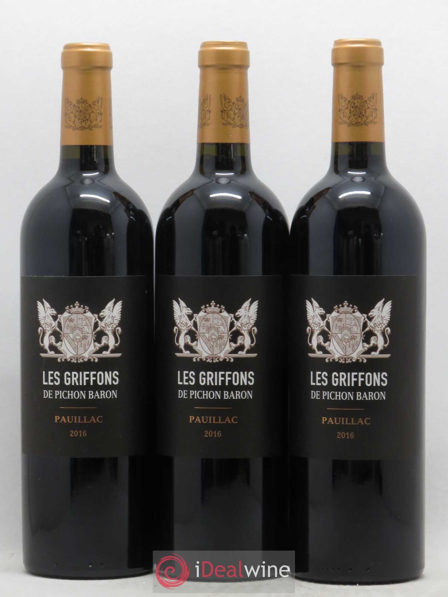Les Griffons de Pichon Baron 2016 - Lot de 3 bouteilles - 0