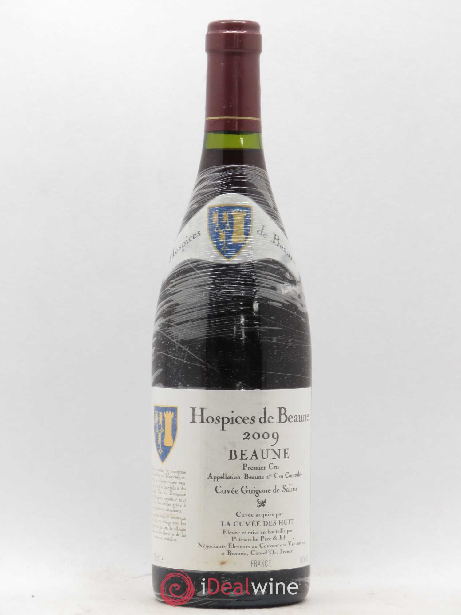 Beaune 1er Cru Hospices de Beaune Cuvée Guigone de Salins Patriarche 2009 - Lot de 1 bouteille - 0