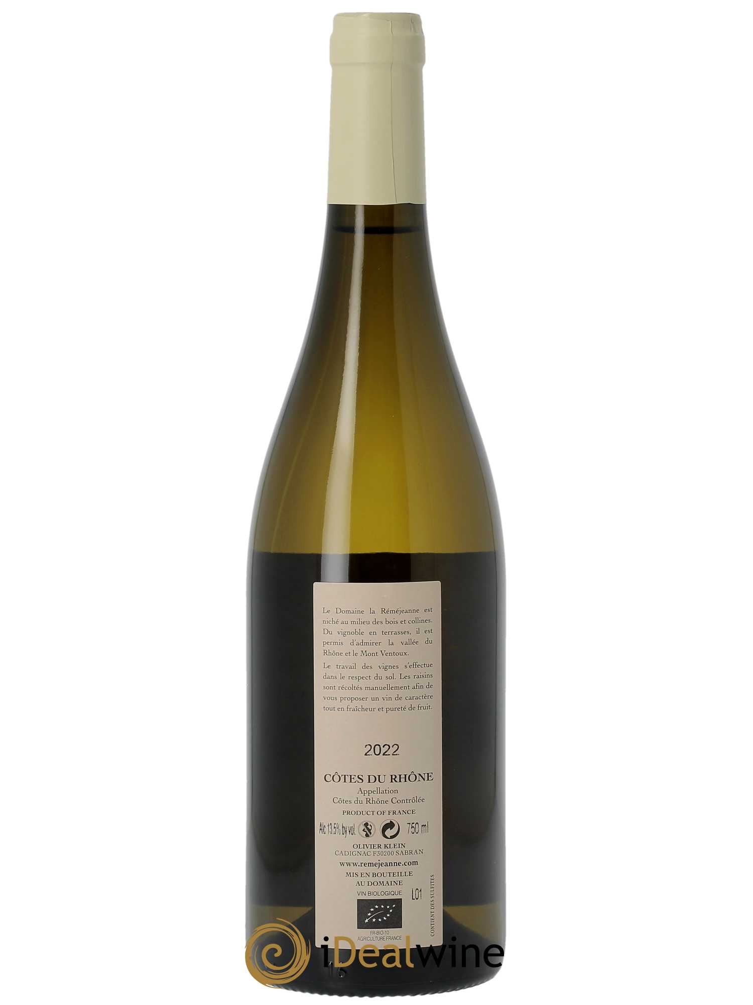 Côtes-du-Rhône Les Chèvrefeuilles La Réméjeanne 2022 - Lot de 1 bouteille - 1