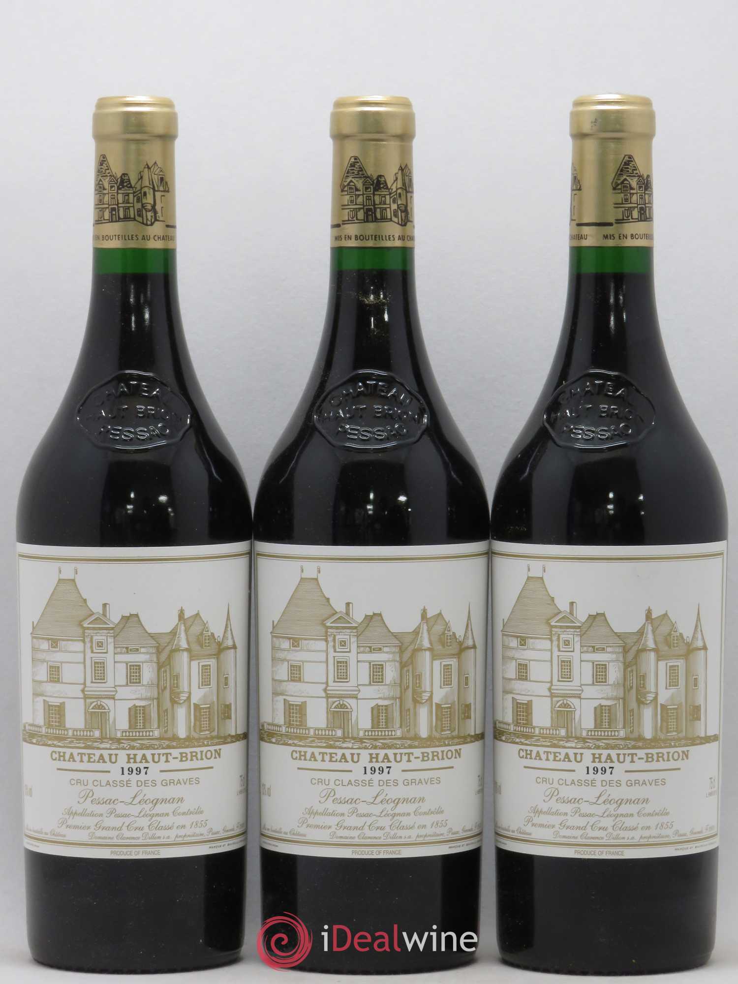 Château Haut Brion 1er Grand Cru Classé 1997 - Lot de 12 bouteilles - 1