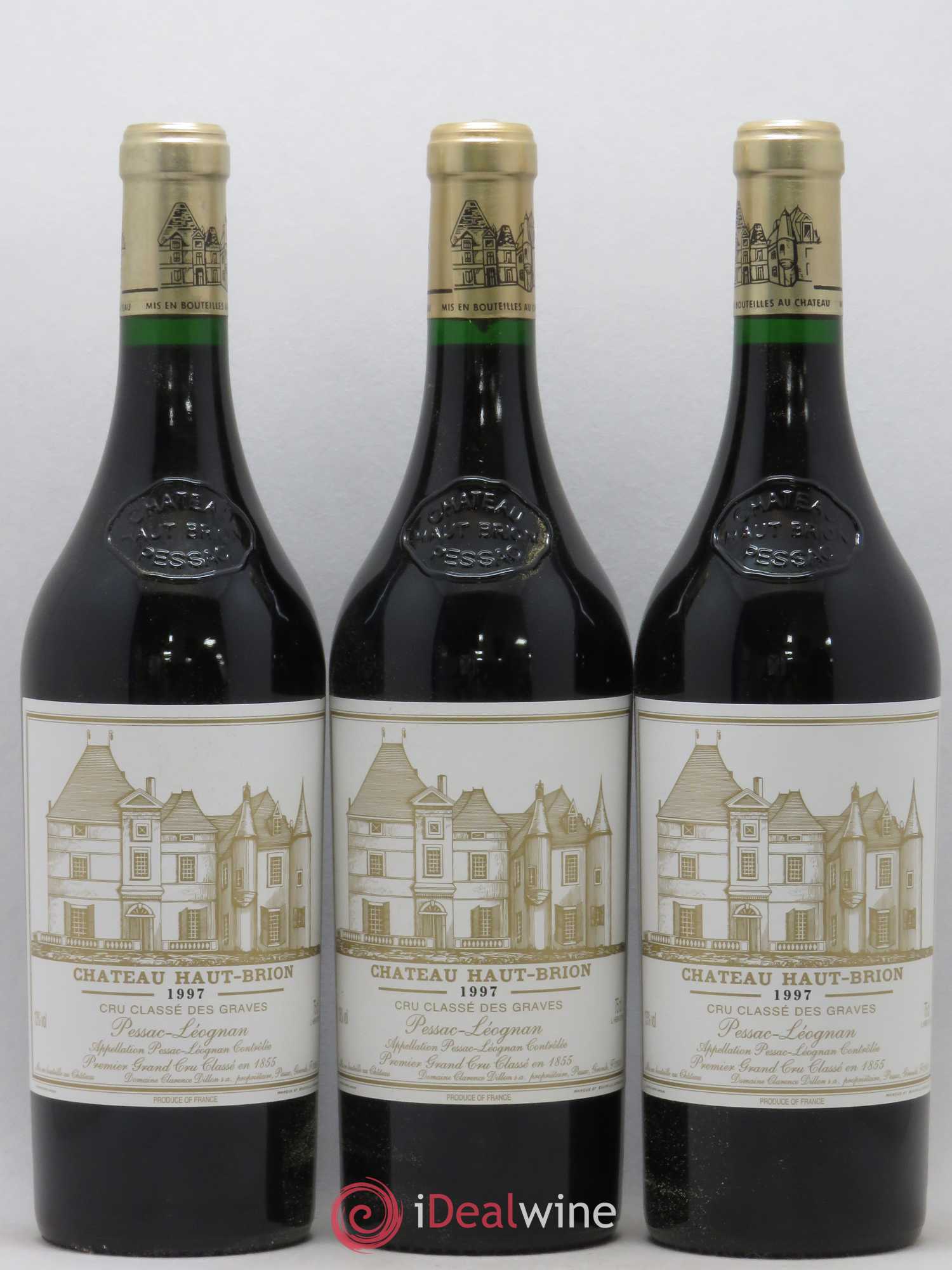 Château Haut Brion 1er Grand Cru Classé 1997 - Lot de 12 bouteilles - 3