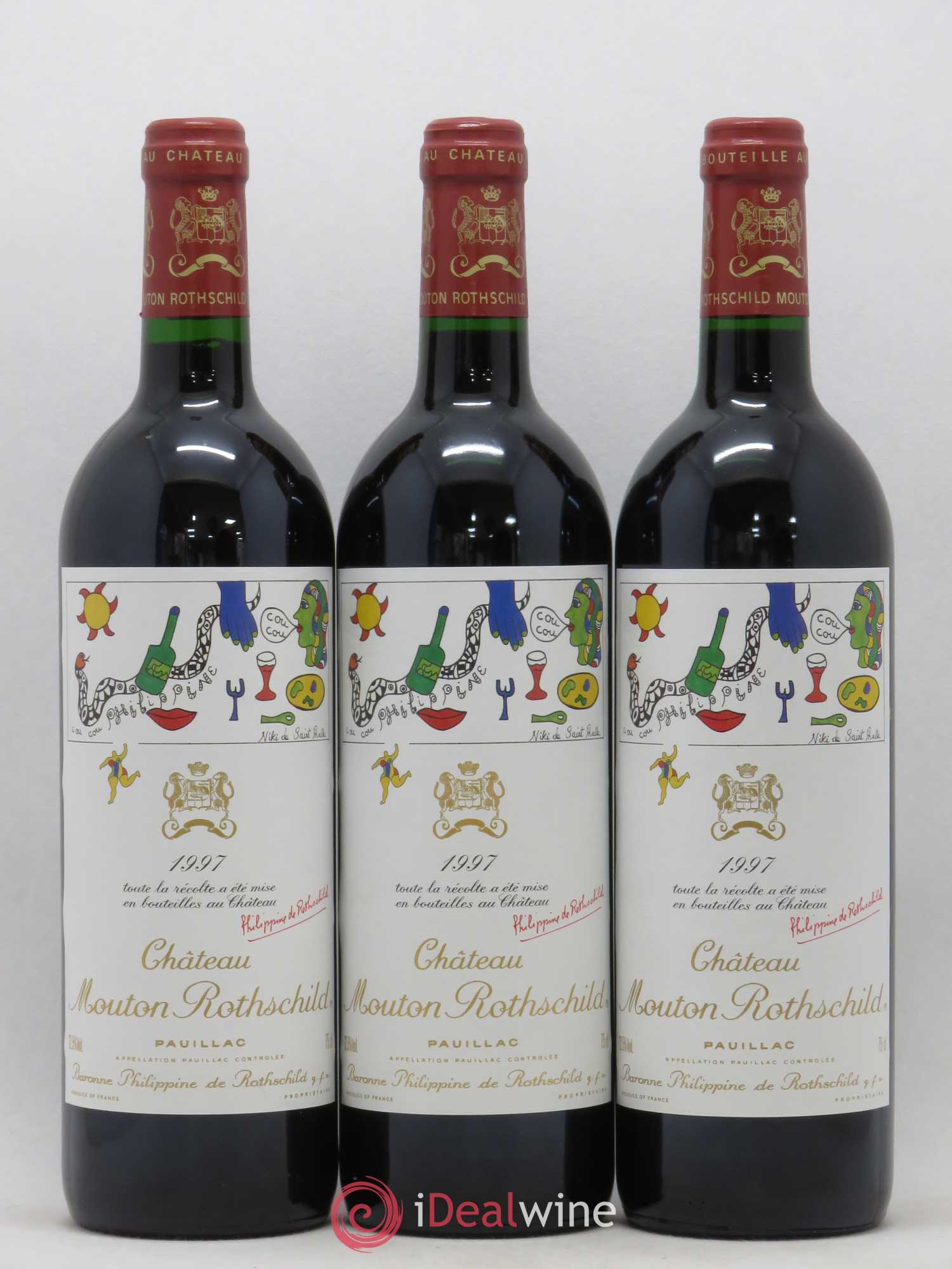 Château Mouton Rothschild 1er Grand Cru Classé 1997 - Lot de 12 bouteilles - 3