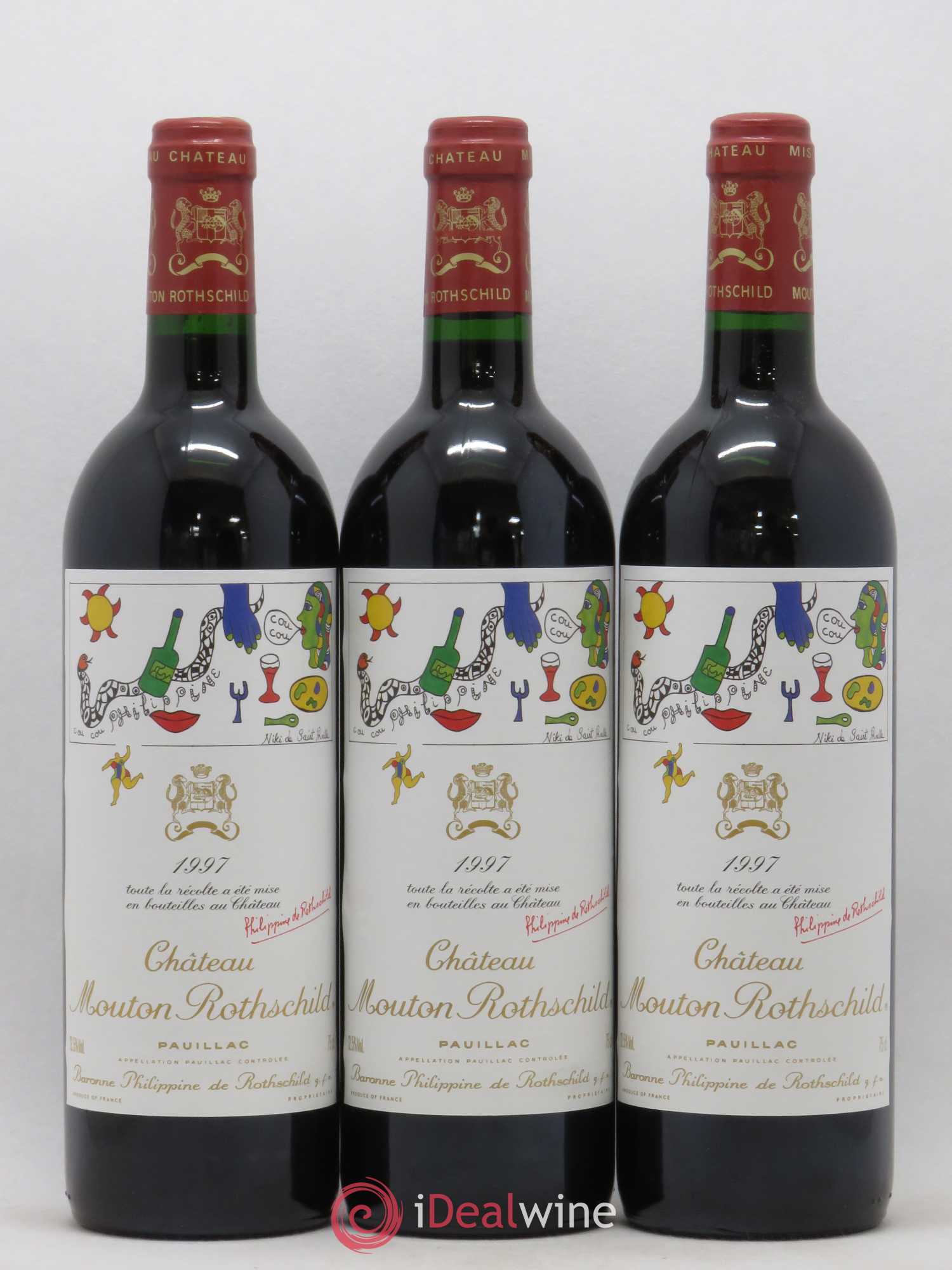 Château Mouton Rothschild 1er Grand Cru Classé 1997 - Lot de 12 bouteilles - 7