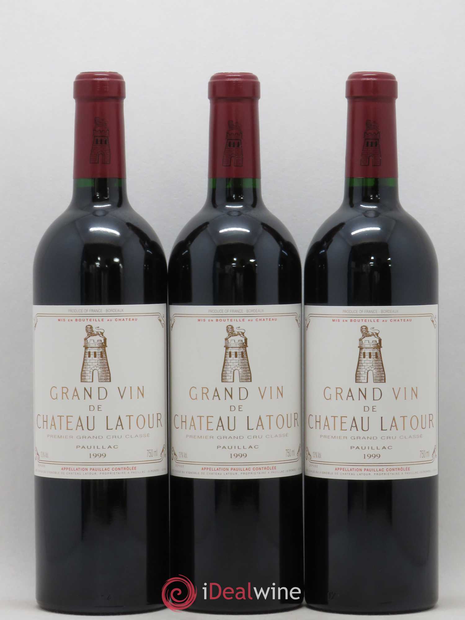 Château Latour 1er Grand Cru Classé 1999 - Lot de 12 bouteilles - 1