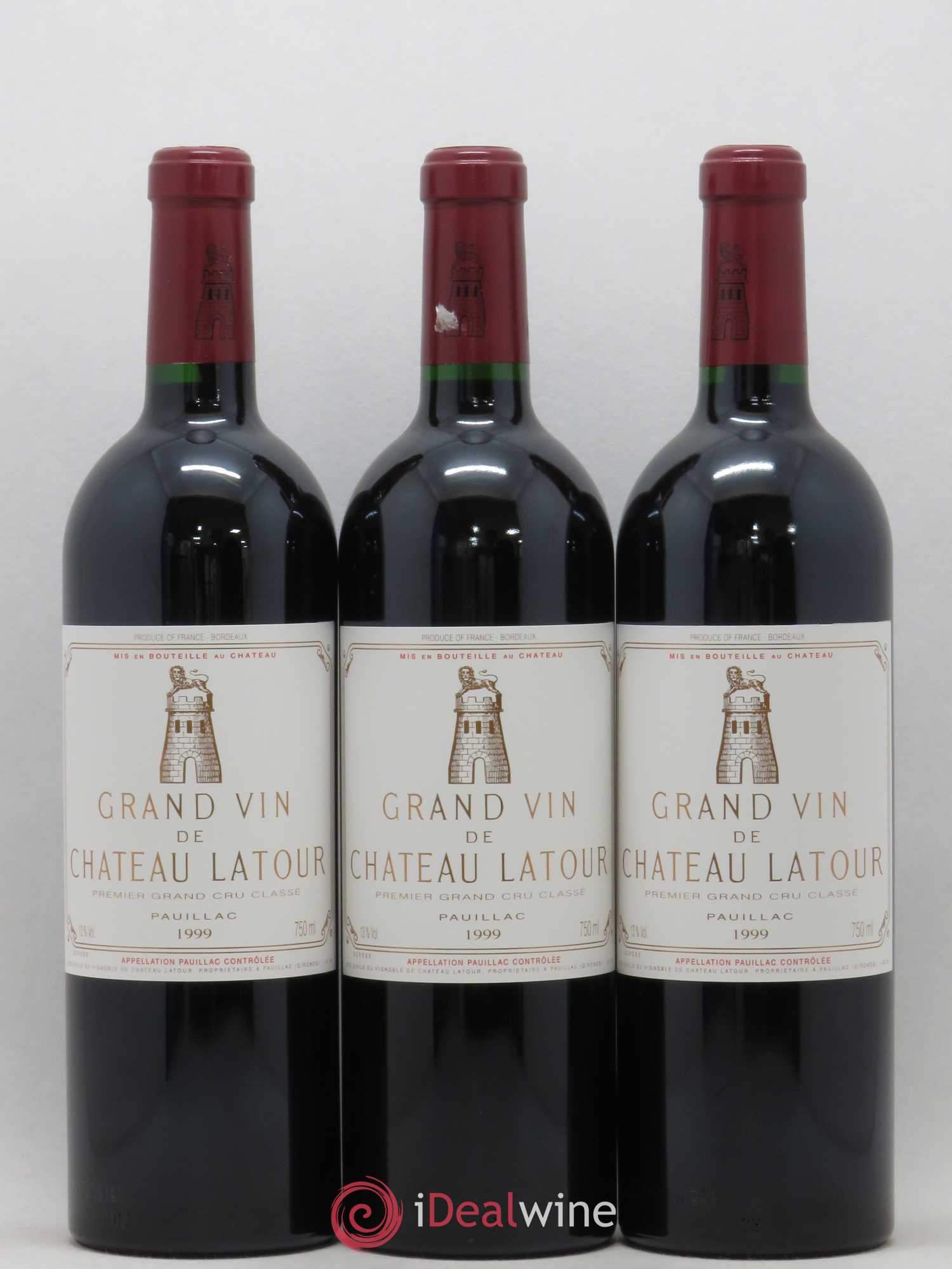 Château Latour 1er Grand Cru Classé 1999 - Lot de 12 bouteilles - 3