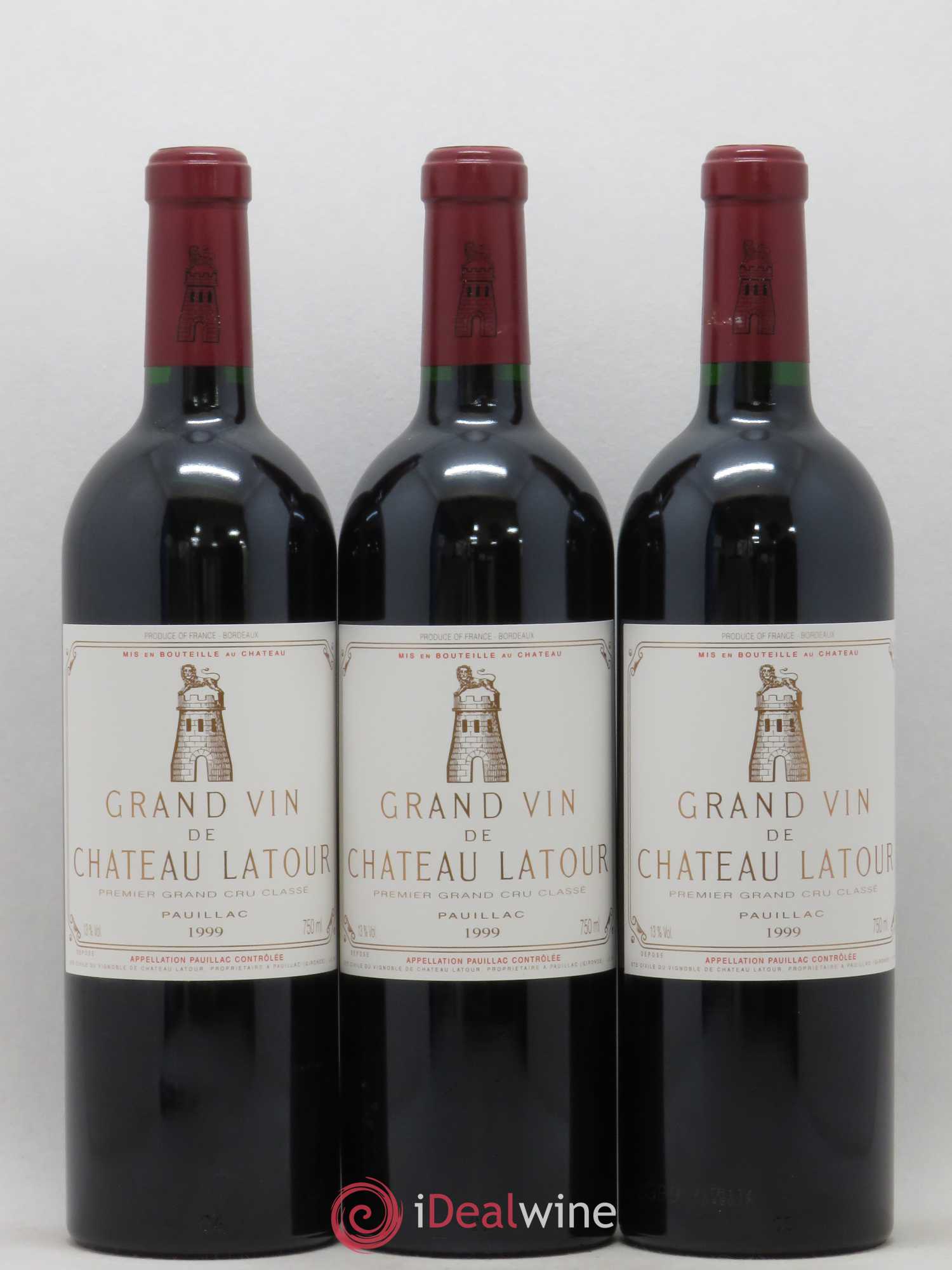 Château Latour 1er Grand Cru Classé 1999 - Lot de 12 bouteilles - 5