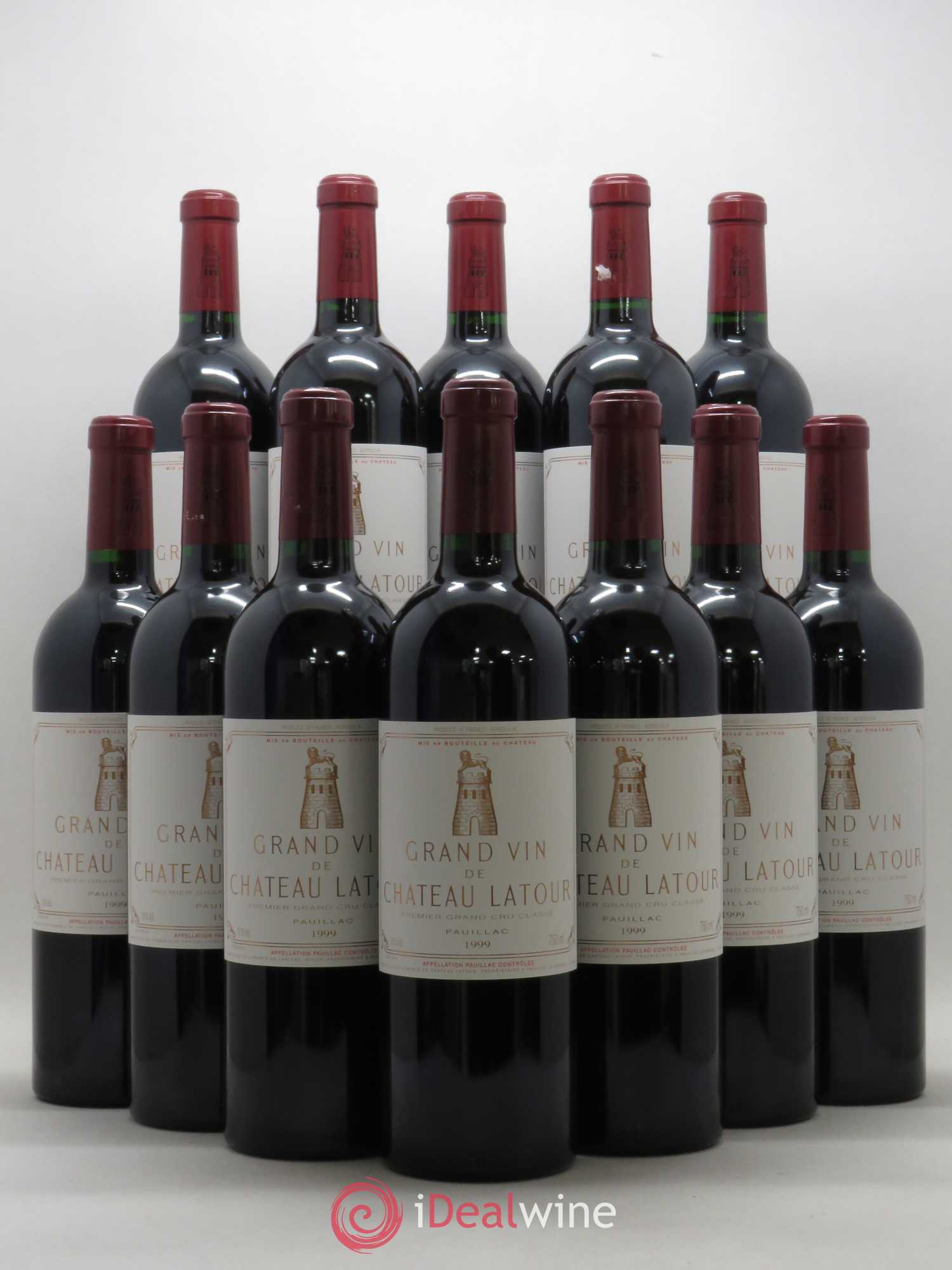 Château Latour 1er Grand Cru Classé 1999 - Lot de 12 bouteilles - 0