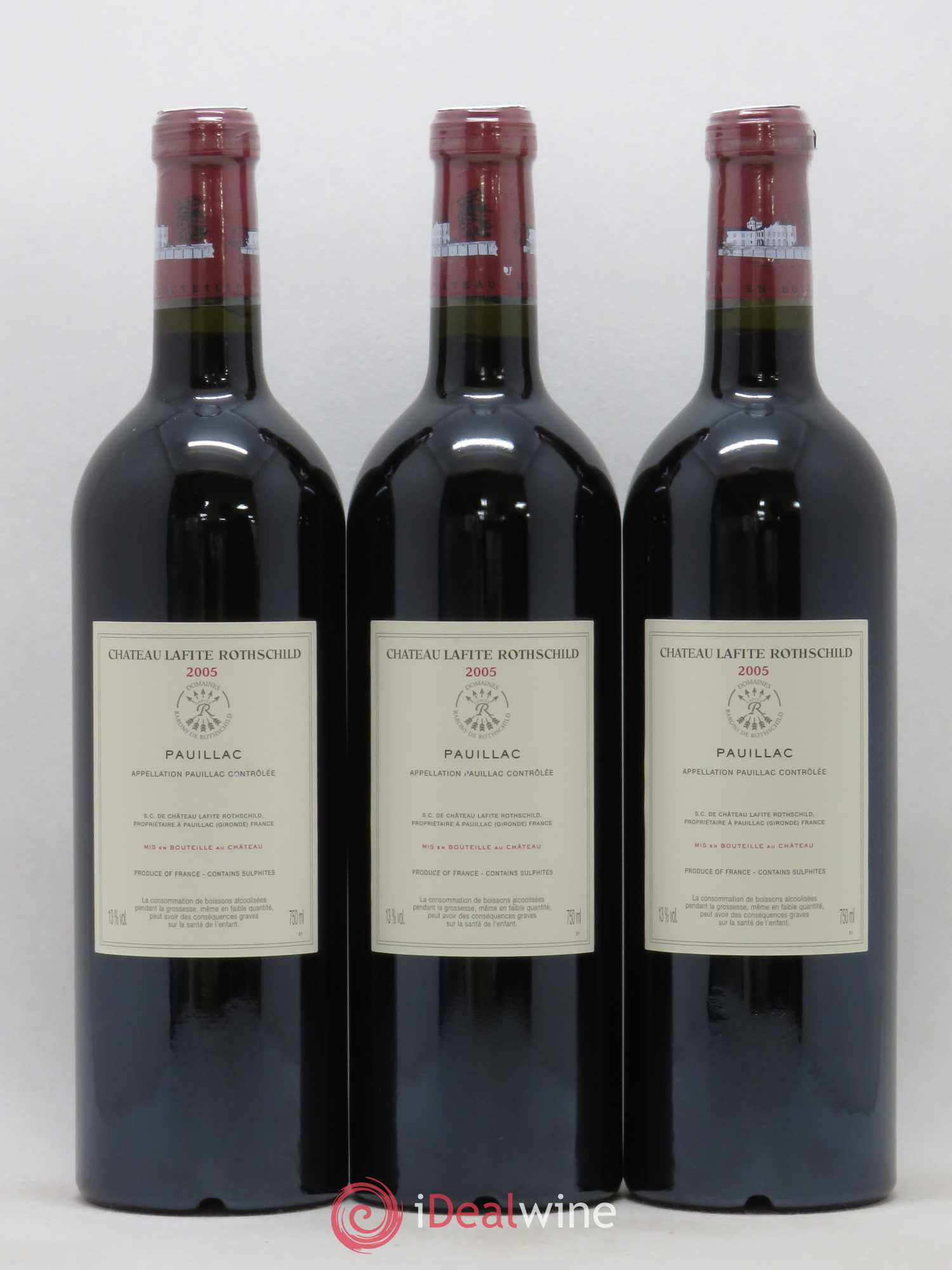 Château Lafite Rothschild 1er Grand Cru Classé 2005 - Lot de 12 bouteilles - 2