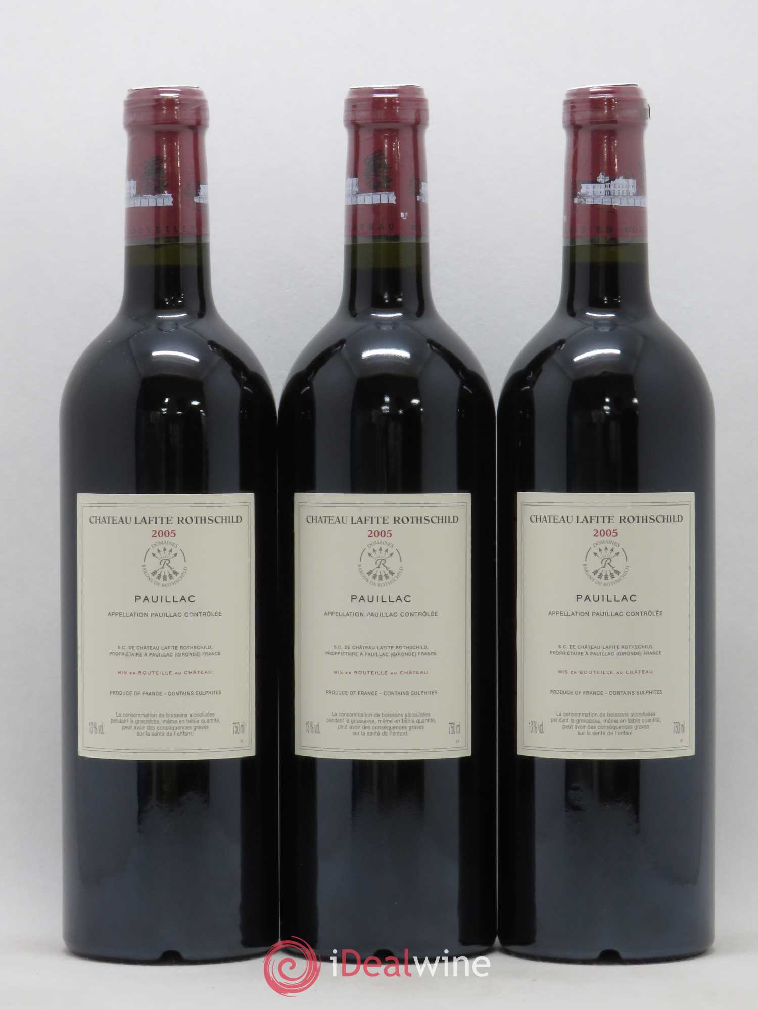 Château Lafite Rothschild 1er Grand Cru Classé 2005 - Lot de 12 bouteilles - 4