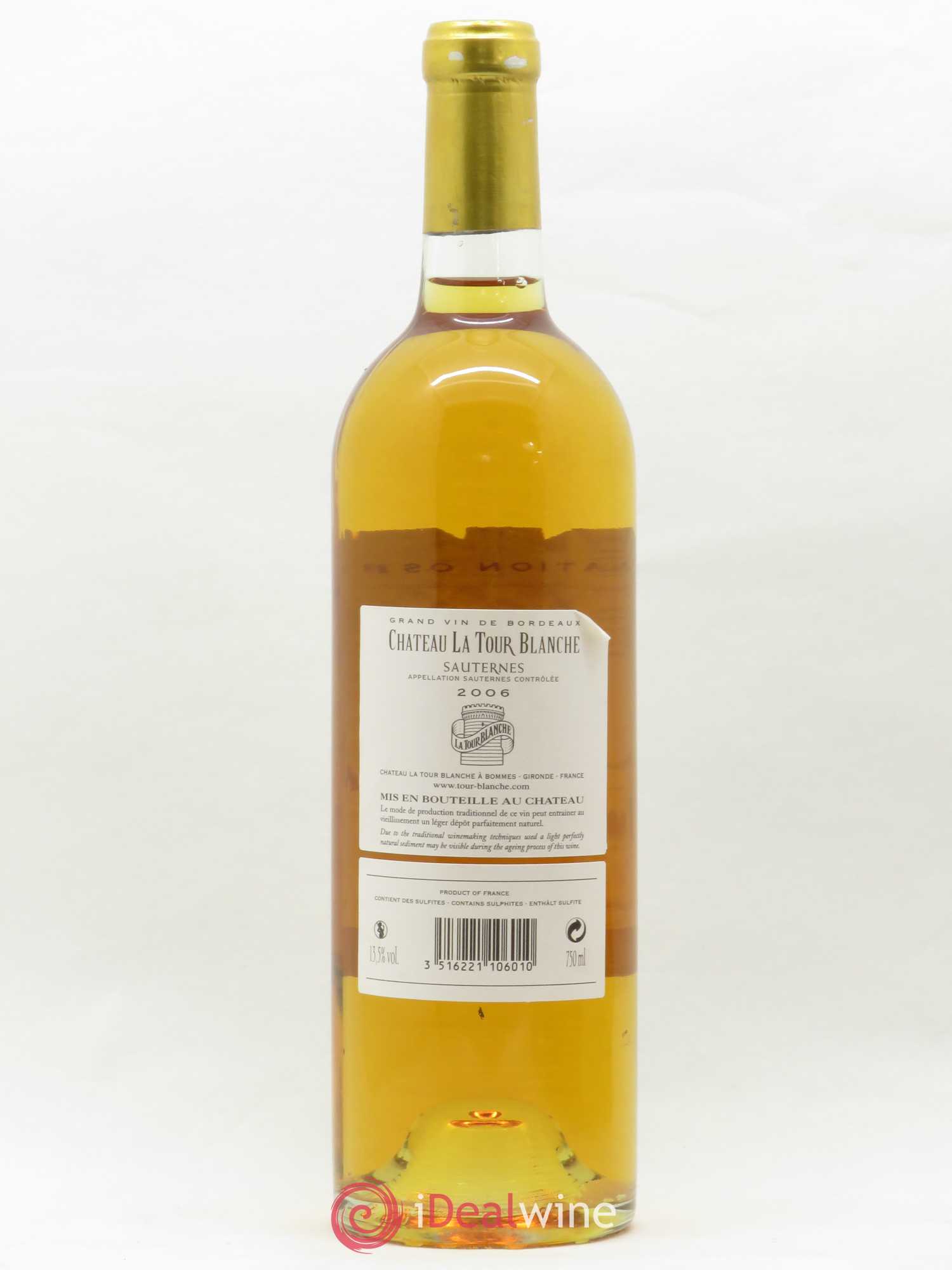 Château la Tour Blanche 1er Grand Cru Classé 2006 - Lotto di 1 bottiglia - 1