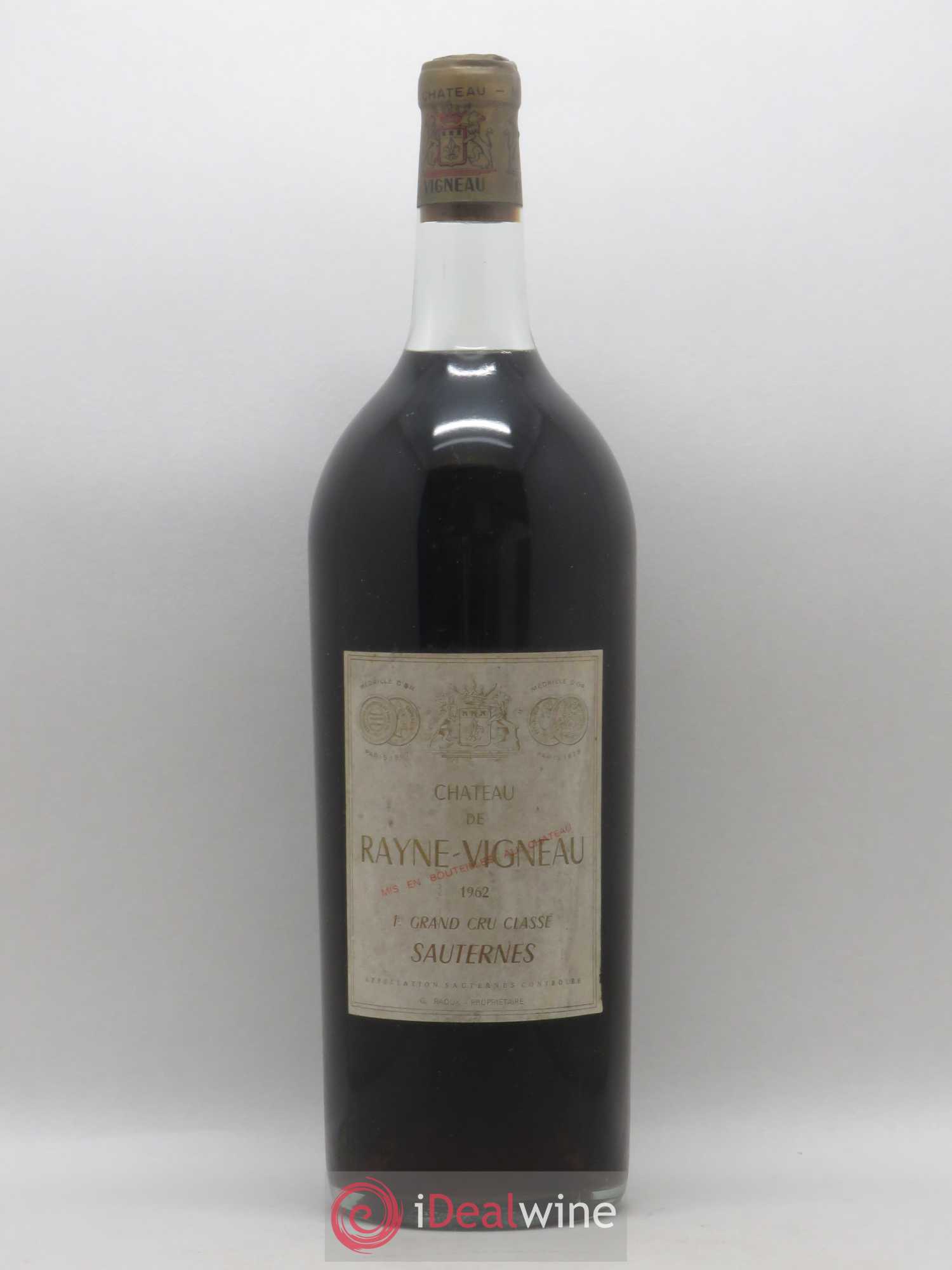 Château de Rayne Vigneau 1er Grand Cru Classé 1962 - Lotto di 1 magnum - 0