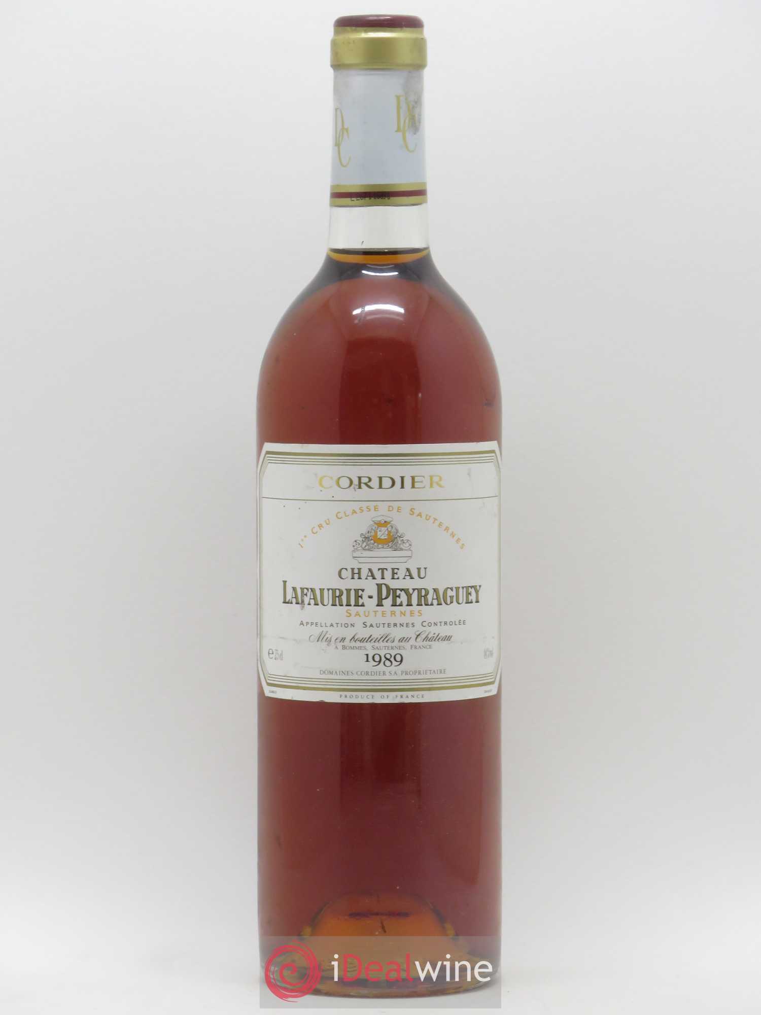 Château Lafaurie-Peyraguey 1er Grand Cru Classé 1989 - Lotto di 1 bottiglia - 0