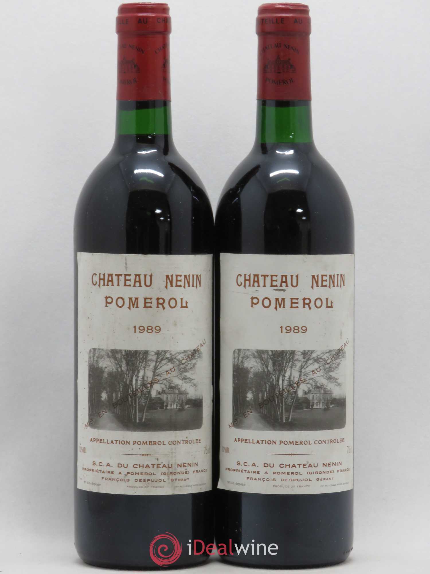 Château Nenin 1989 - Lot de 2 bouteilles - 0