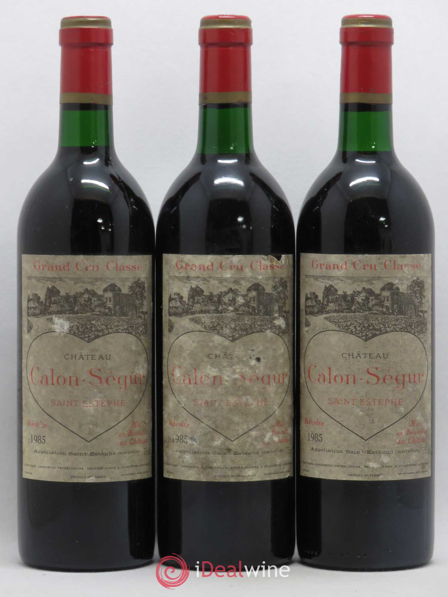 Château Calon Ségur 3ème Grand Cru Classé 1985 - Lot de 6 bouteilles - 2