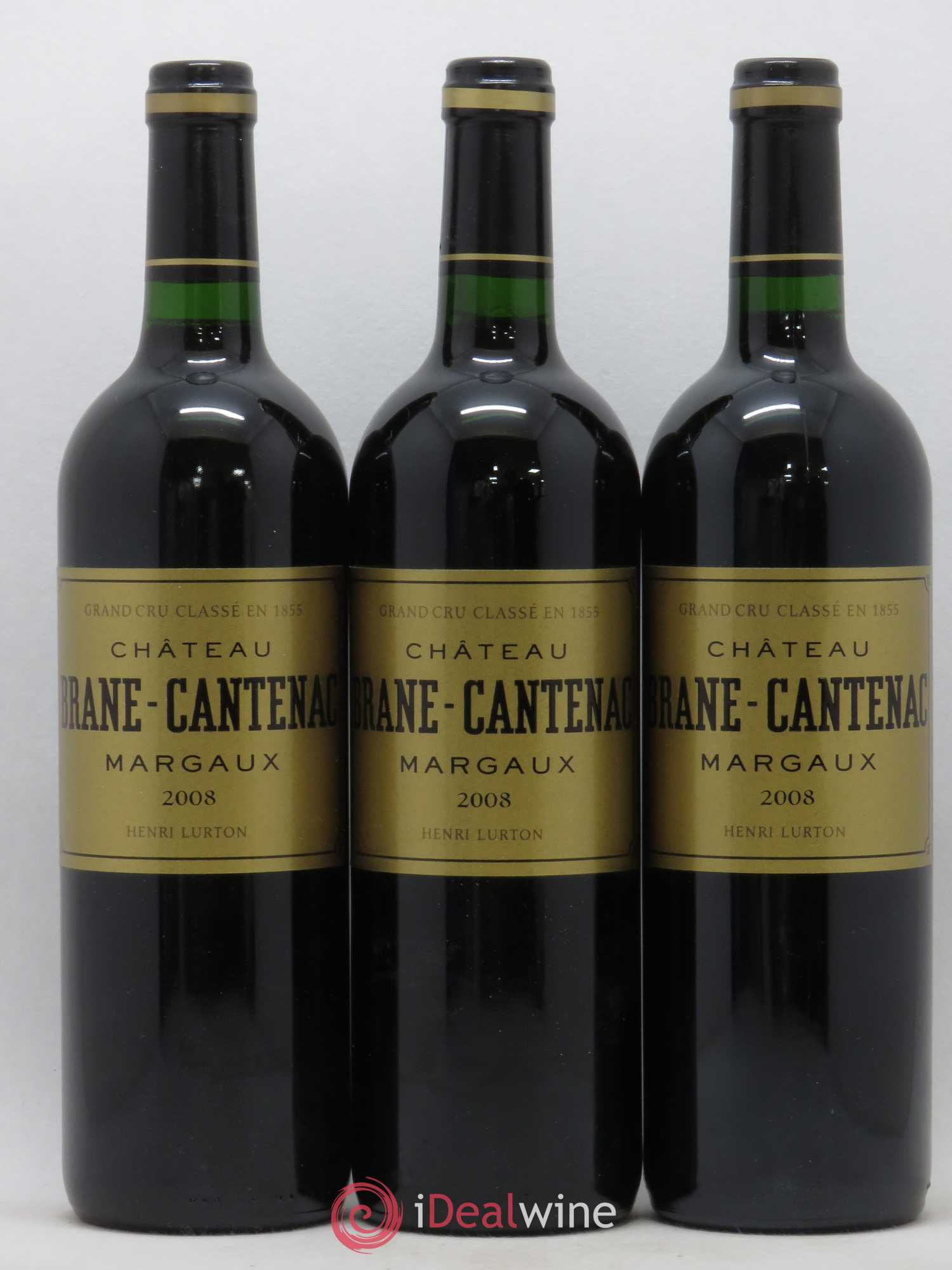Château Brane Cantenac 2ème Grand Cru Classé 2008 - Lot de 12 bouteilles - 1