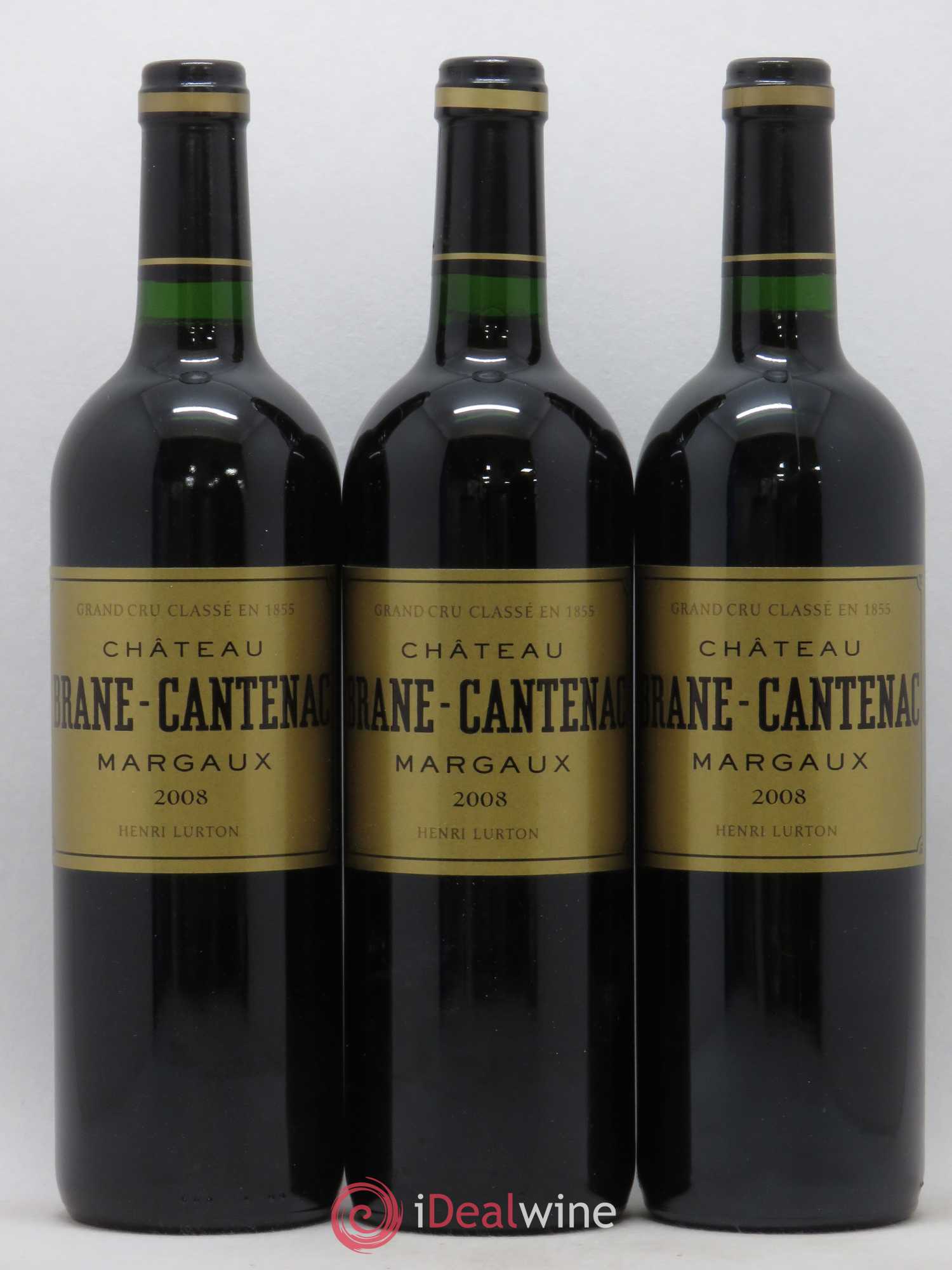 Château Brane Cantenac 2ème Grand Cru Classé 2008 - Lot de 12 bouteilles - 2