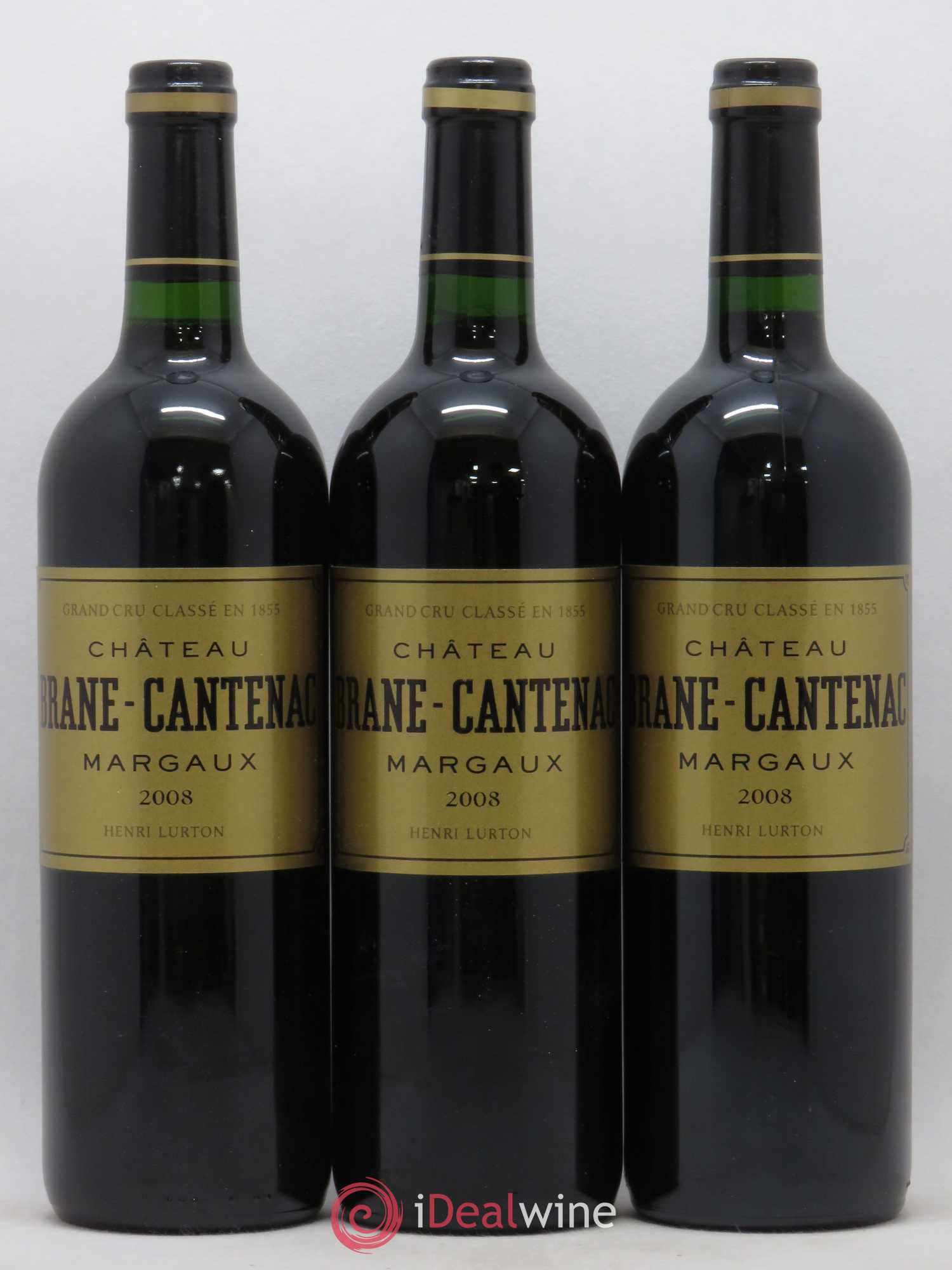 Château Brane Cantenac 2ème Grand Cru Classé 2008 - Lot de 12 bouteilles - 3