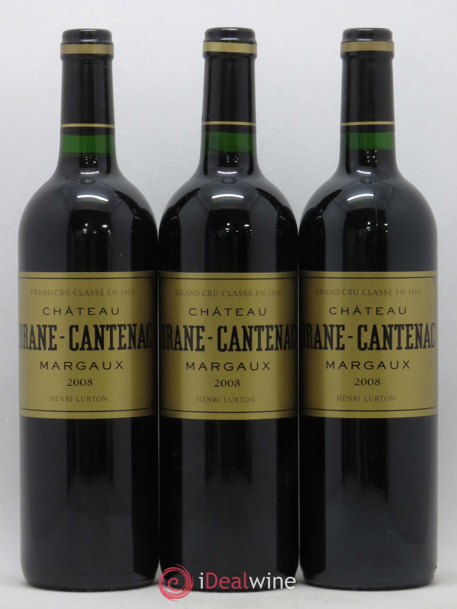 Château Brane Cantenac 2ème Grand Cru Classé 2008 - Lot de 12 bouteilles - 4