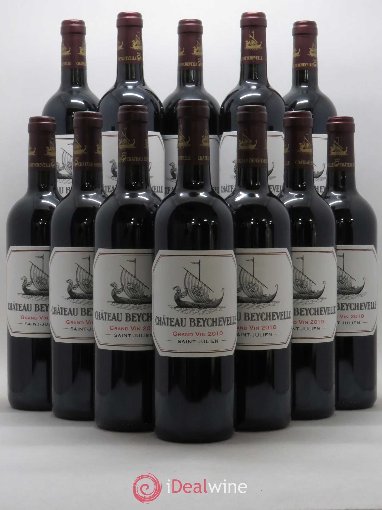 Château Beychevelle 4ème Grand Cru Classé 2010 - Lot de 12 bouteilles - 0