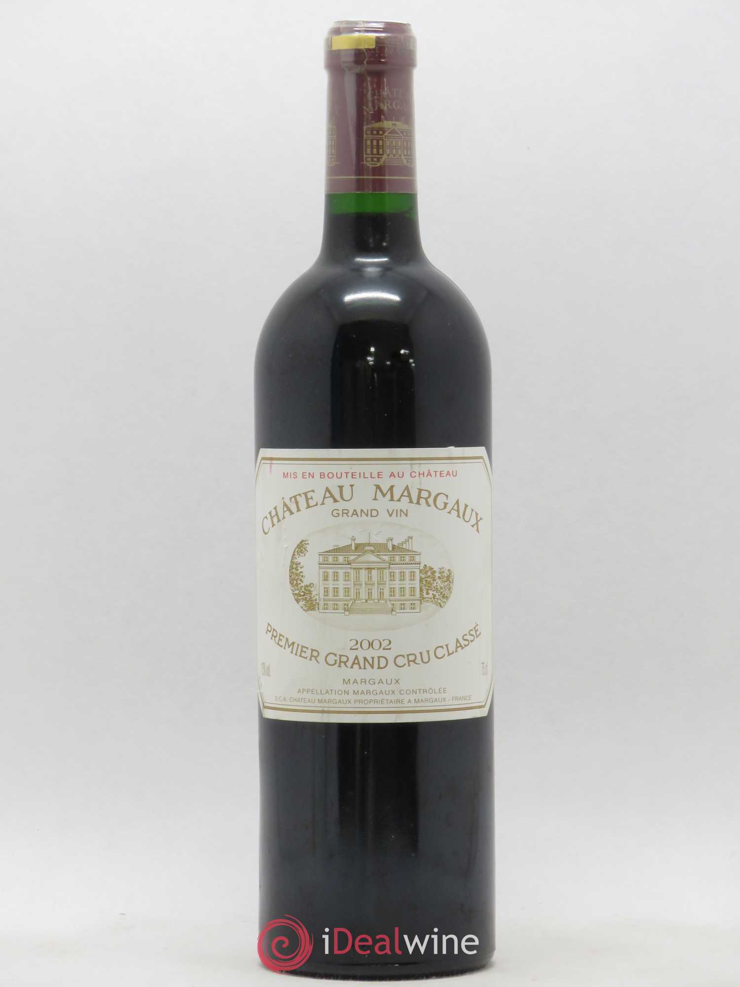 Château Margaux 1er Grand Cru Classé 2002 - Lot de 1 bouteille - 0