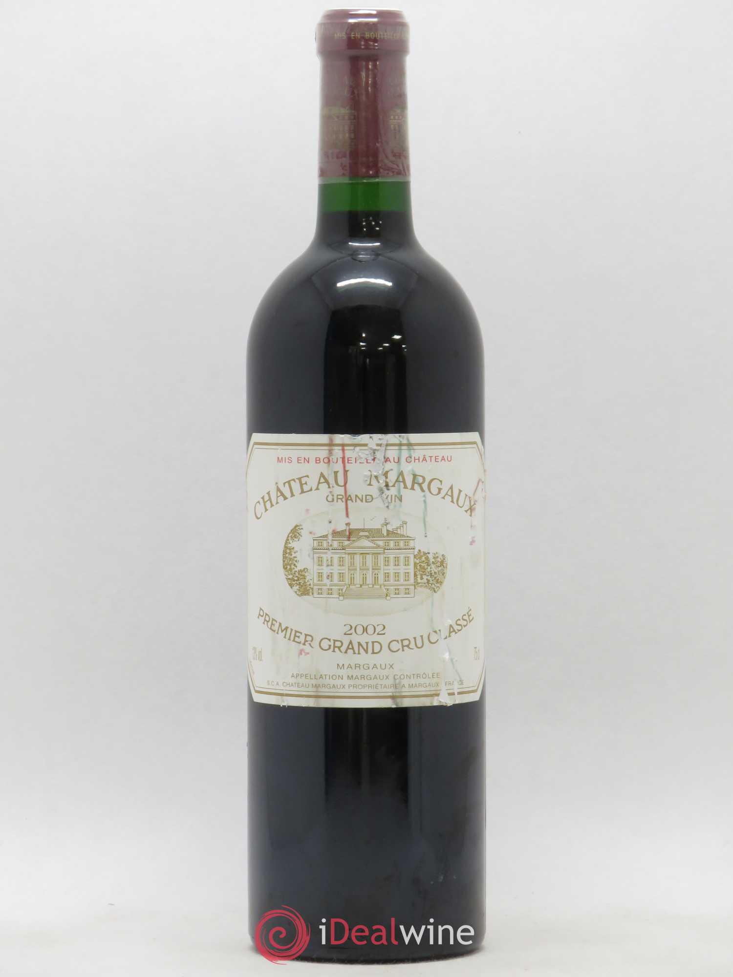 Château Margaux 1er Grand Cru Classé 2002 - Lot de 1 bouteille - 0
