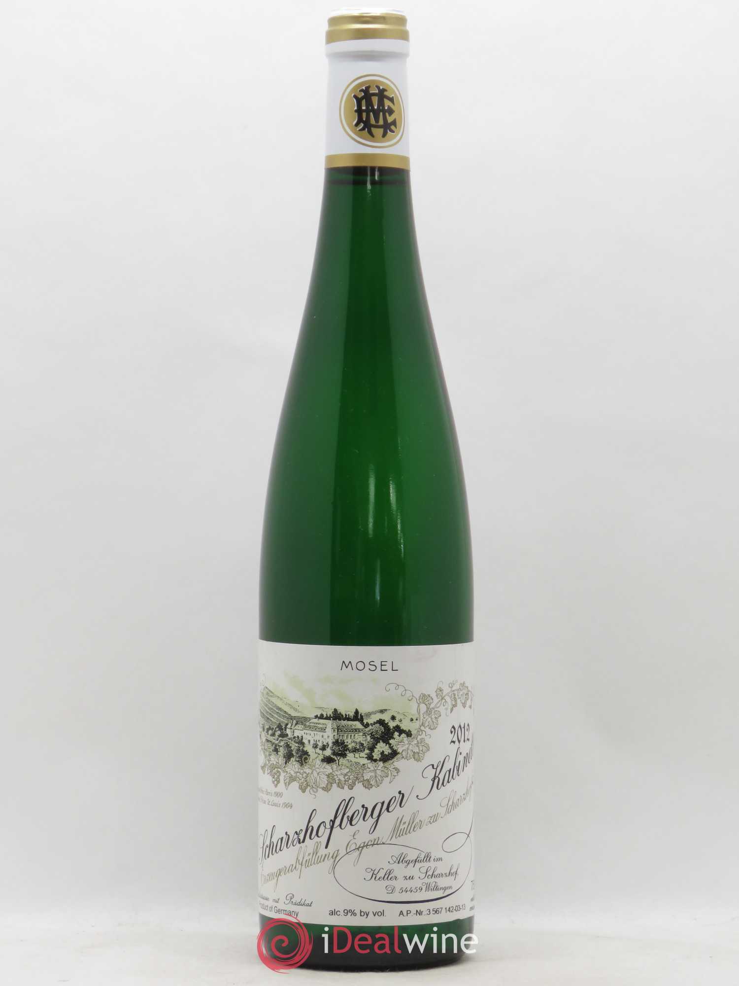 Riesling Scharzhofberger Kabinett Egon Muller Mosel 2012 - Posten von 1 Flasche - 0