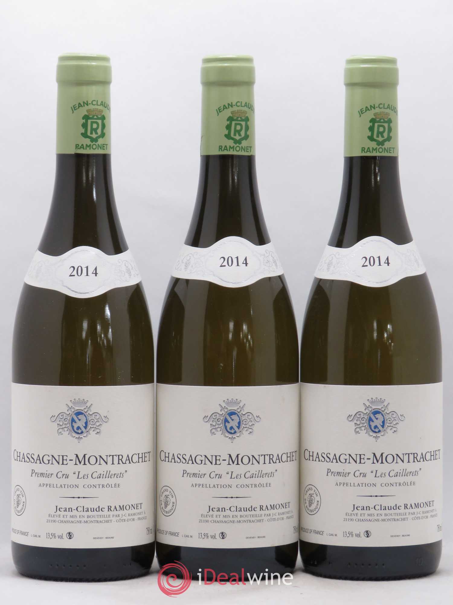 Chassagne-Montrachet 1er Cru Les Caillerets Ramonet (Domaine) 2014 - Lot de 3 bouteilles - 0