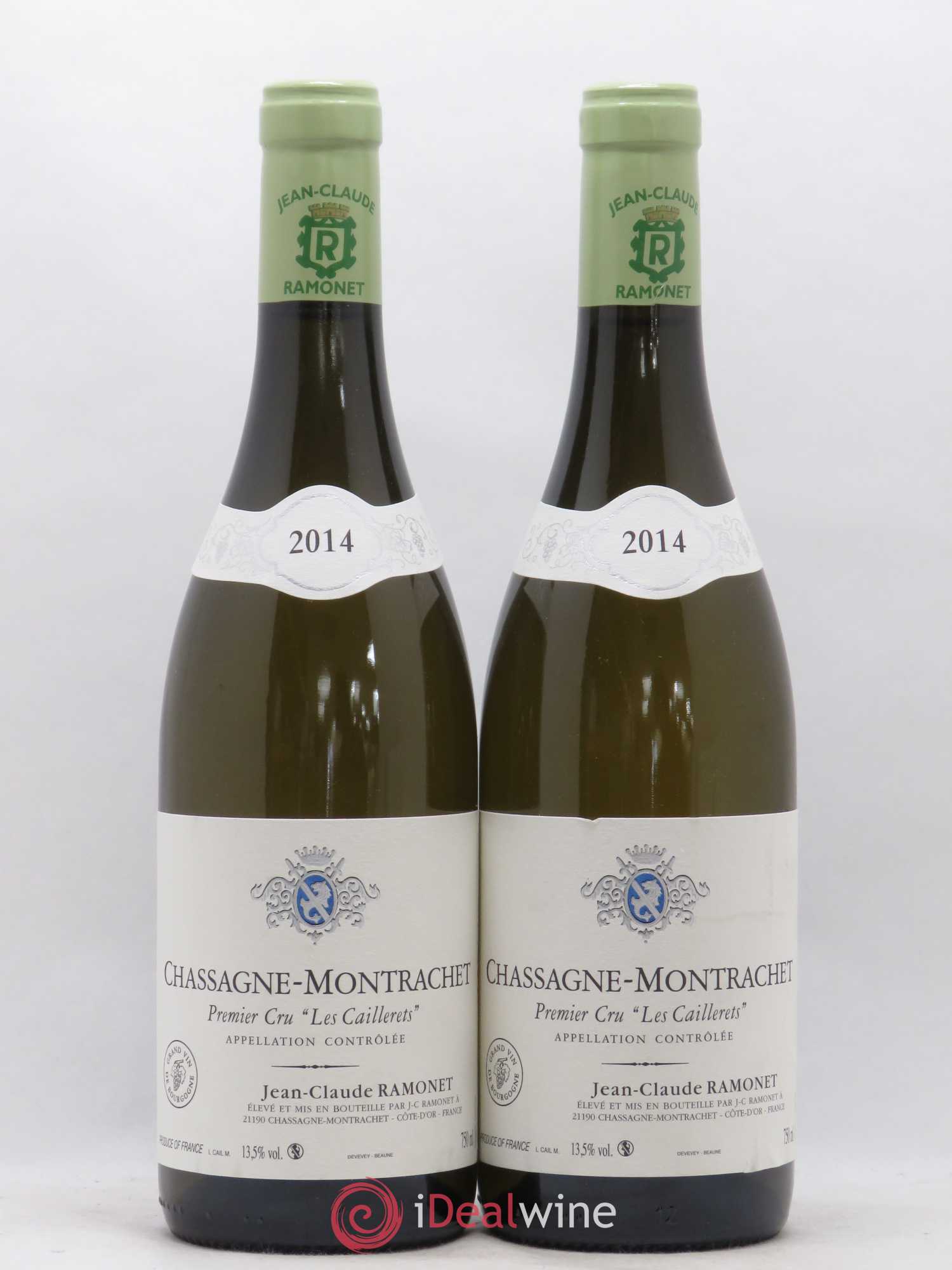 Chassagne-Montrachet 1er Cru Les Caillerets Ramonet (Domaine) 2014 - Lot de 2 bouteilles - 0