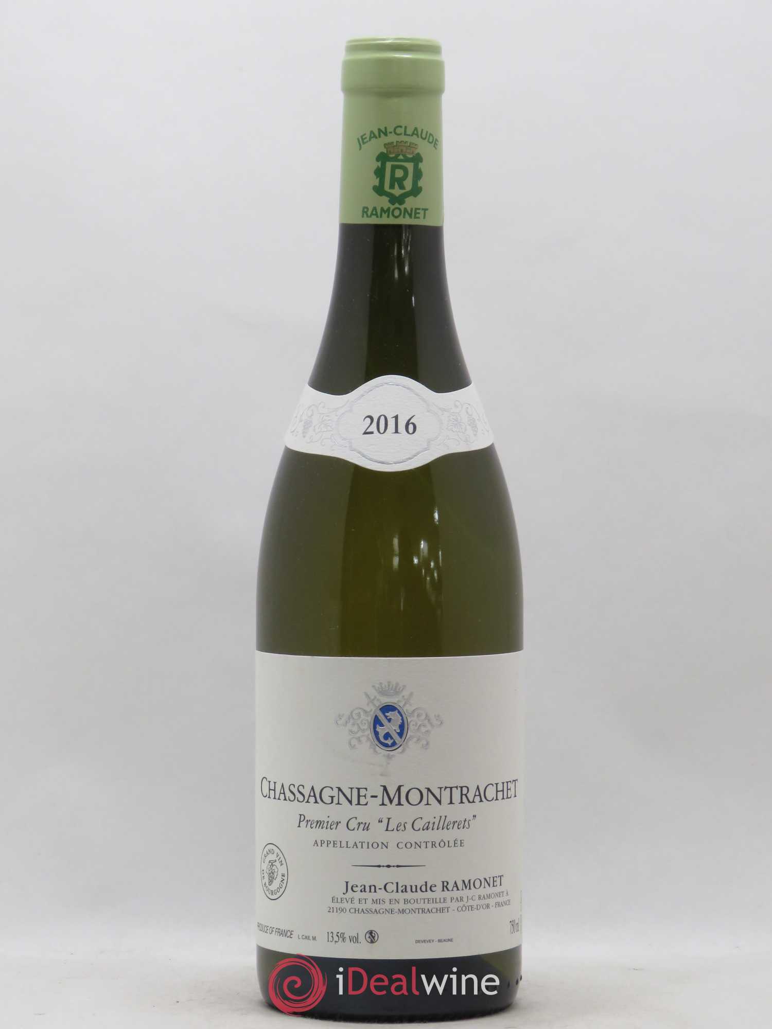 Chassagne-Montrachet 1er Cru Les Caillerets Ramonet (Domaine) 2016 - Lot de 1 bouteille - 0