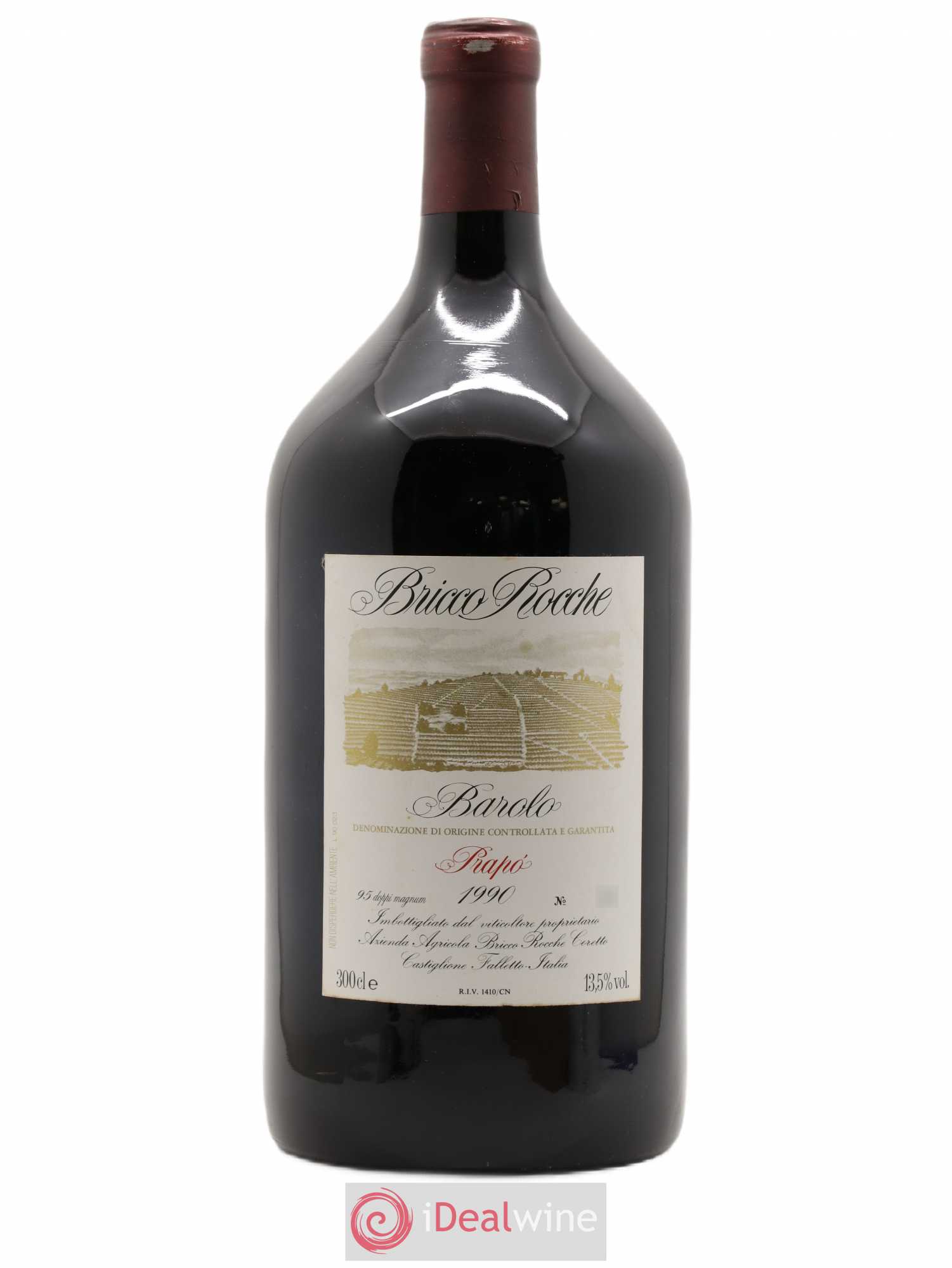 Barolo Prapo Bricco Rocche Ceretto 1990 - Posten von 1 Doppel-Magnum - 0