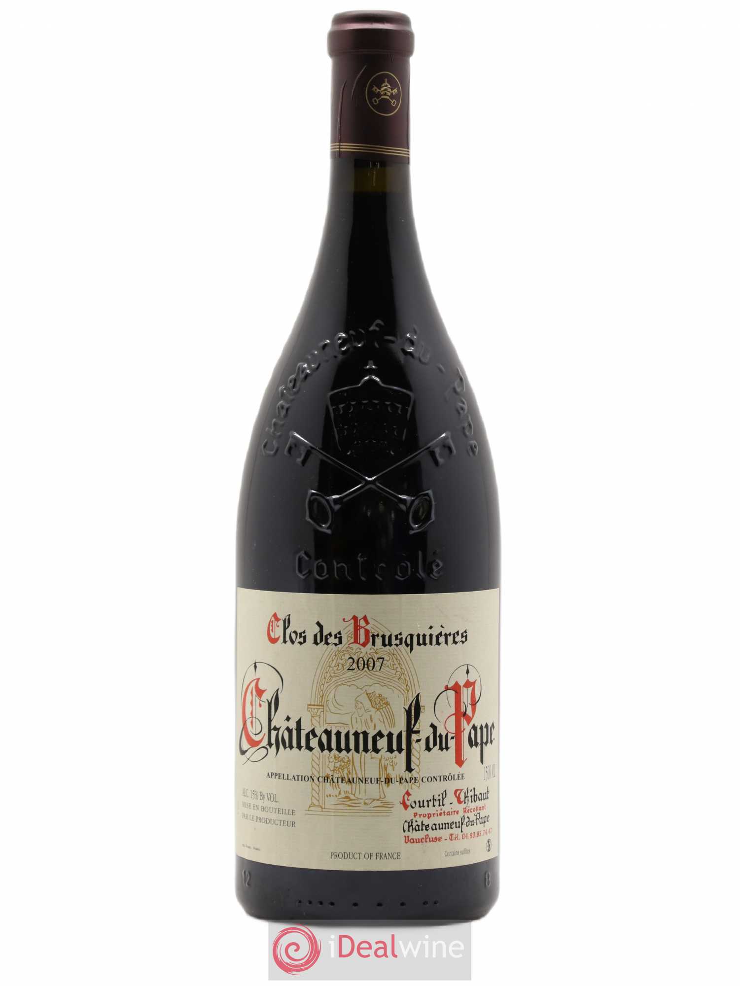 Châteauneuf-du-Pape Clos des Brusquieres 2007 - Posten von 1 Magnum - 0
