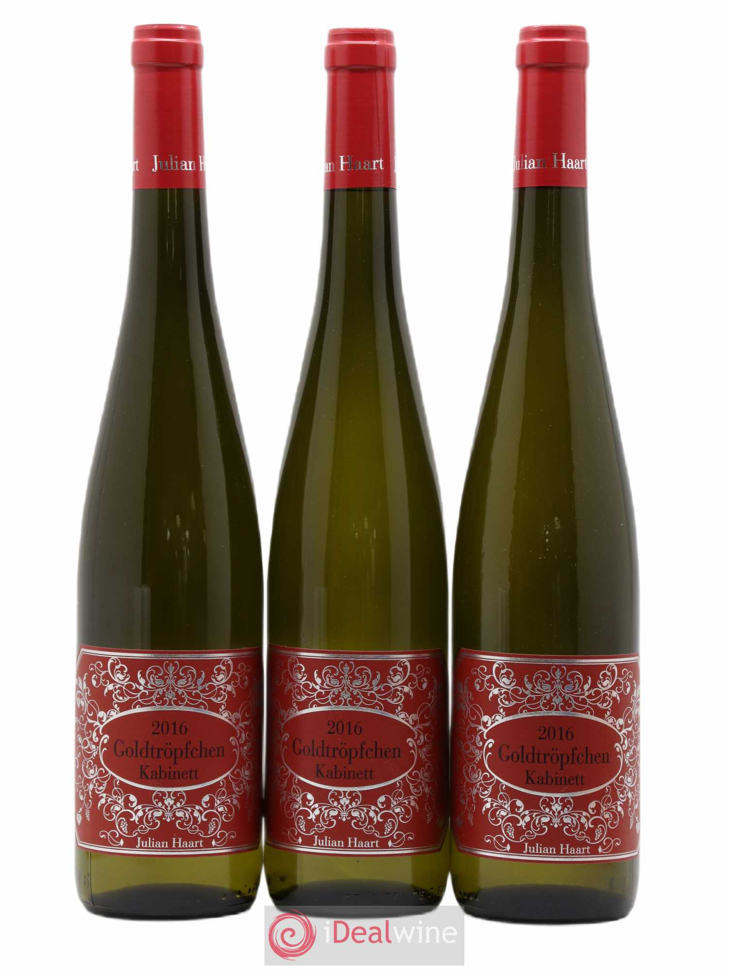 Allemagne Mosel-Saar Piesporter Goldtropfchen Kabinett J.Haart 2016 - Posten von 3 Flaschen - 0