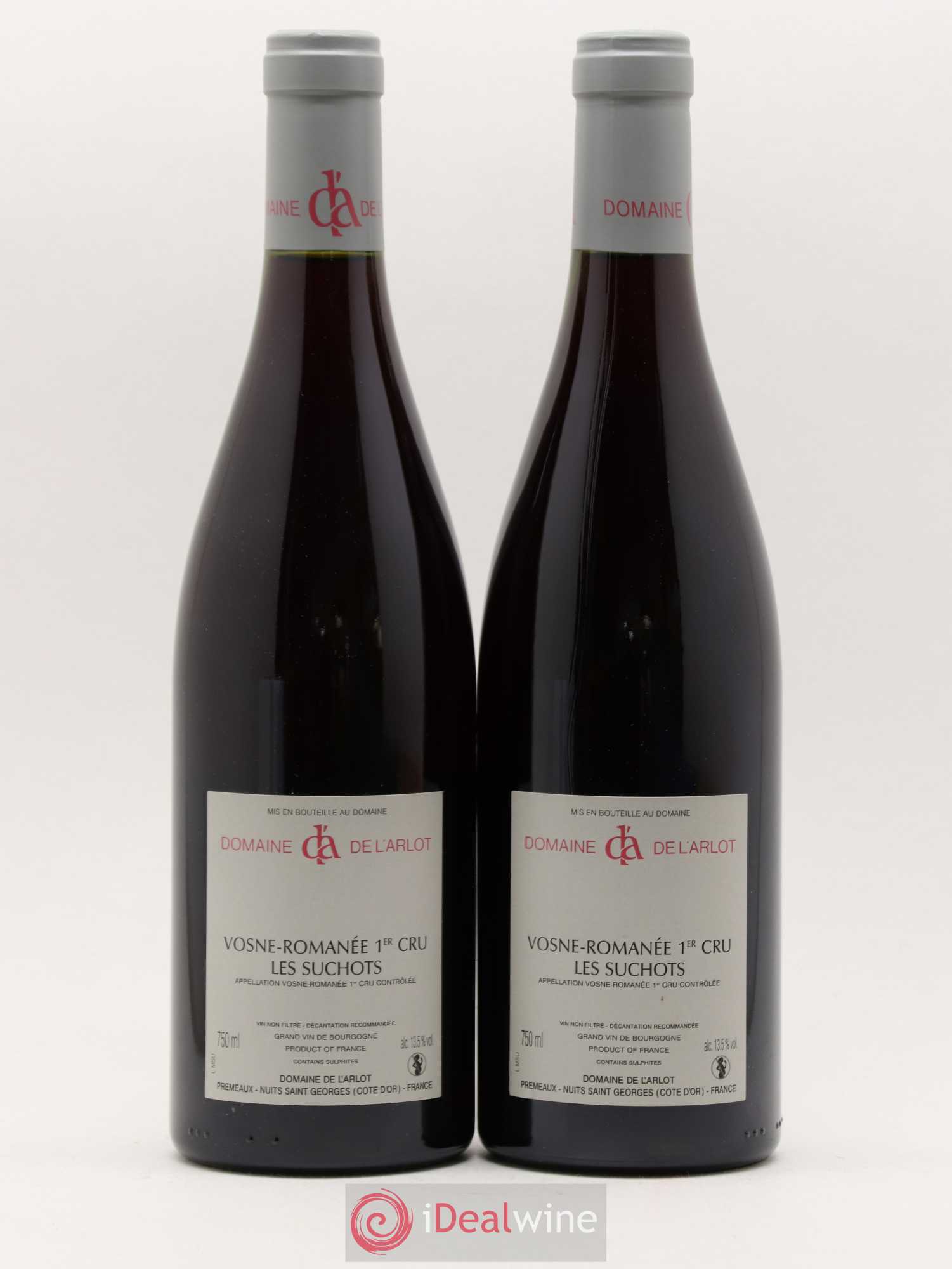 Vosne-Romanée 1er Cru Les Suchots Domaine de l'Arlot 2010 - Lot de 2 bouteilles - 1