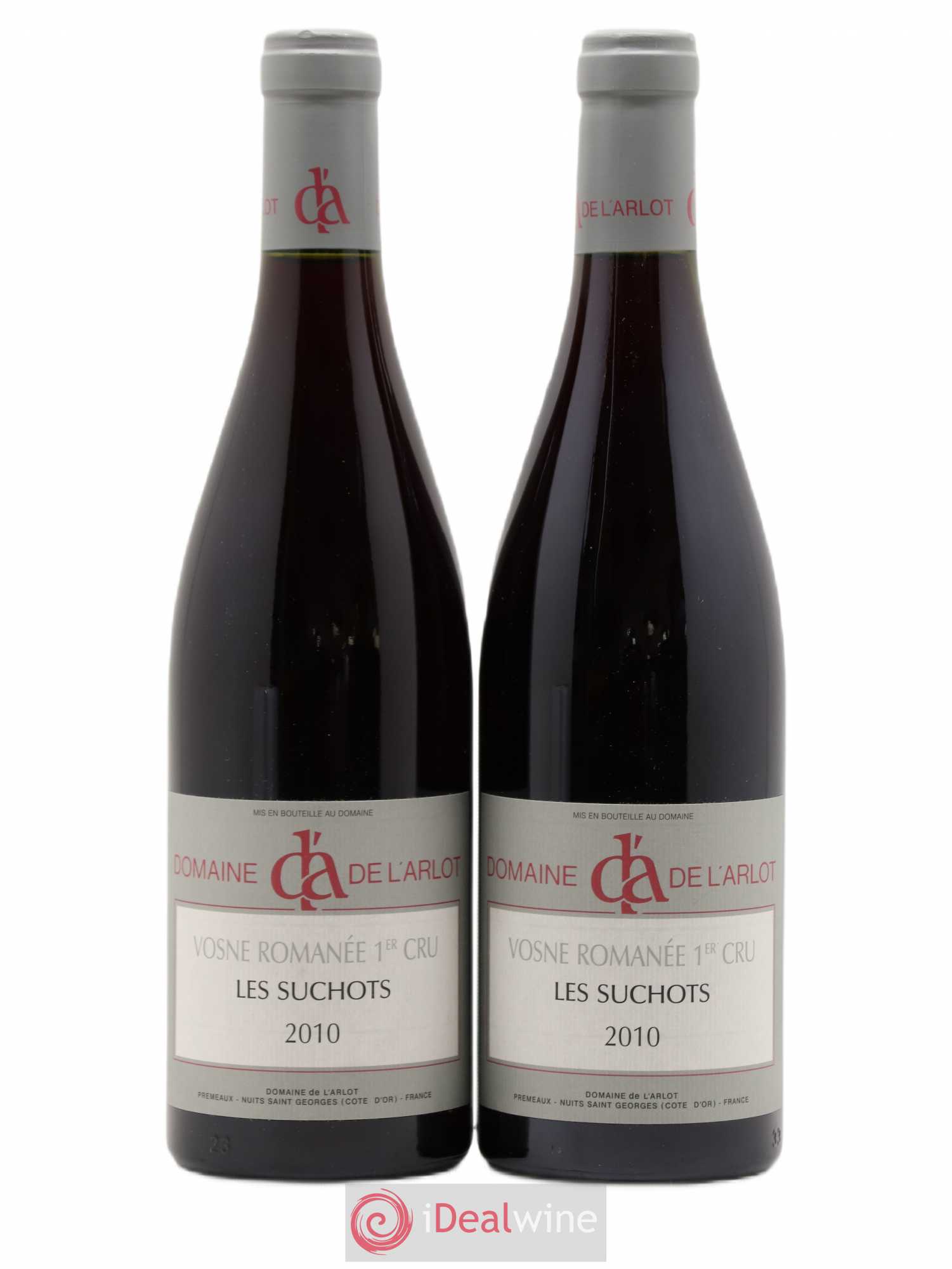 Vosne-Romanée 1er Cru Les Suchots Domaine de l'Arlot 2010 - Lot de 2 bouteilles - 0