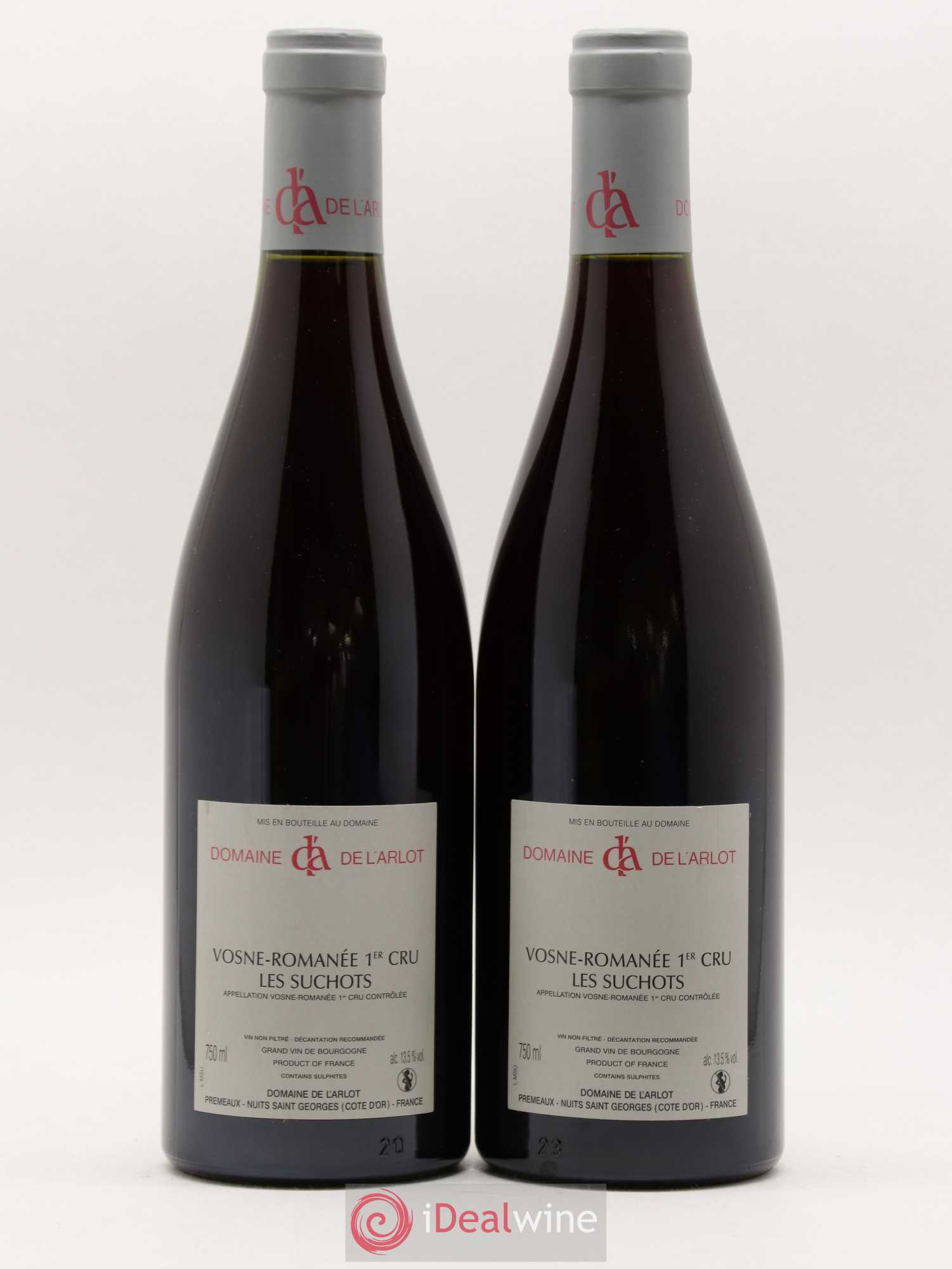 Vosne-Romanée 1er Cru Les Suchots Domaine de l'Arlot 2009 - Lot de 2 bouteilles - 1