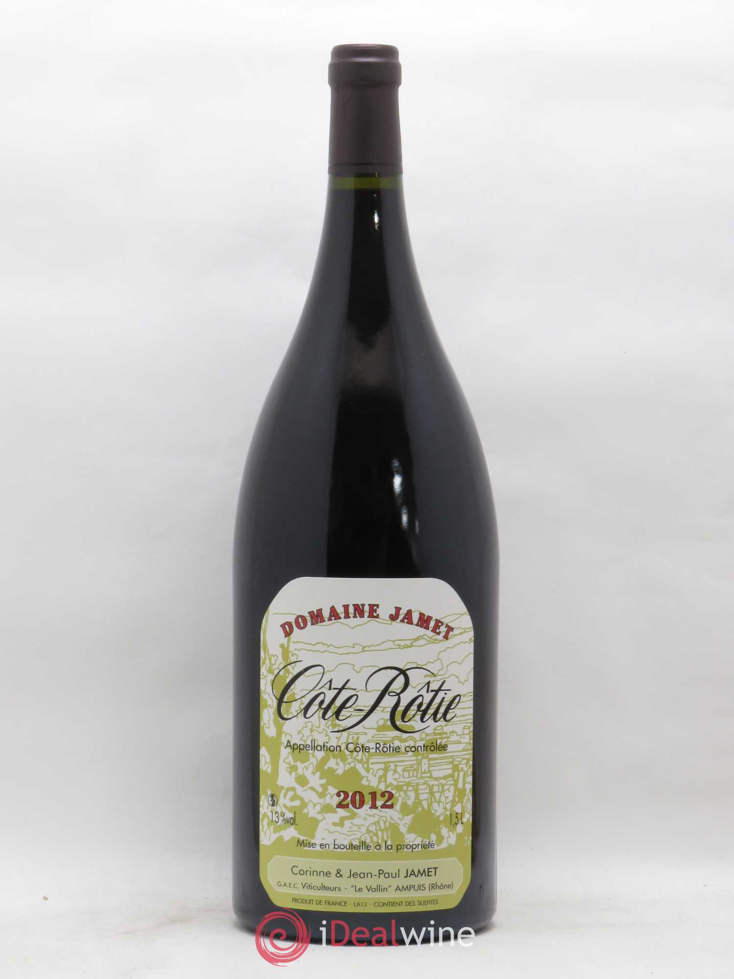 Côte-Rôtie Jamet (Domaine) 2012 - Lot de 1 magnum - 0