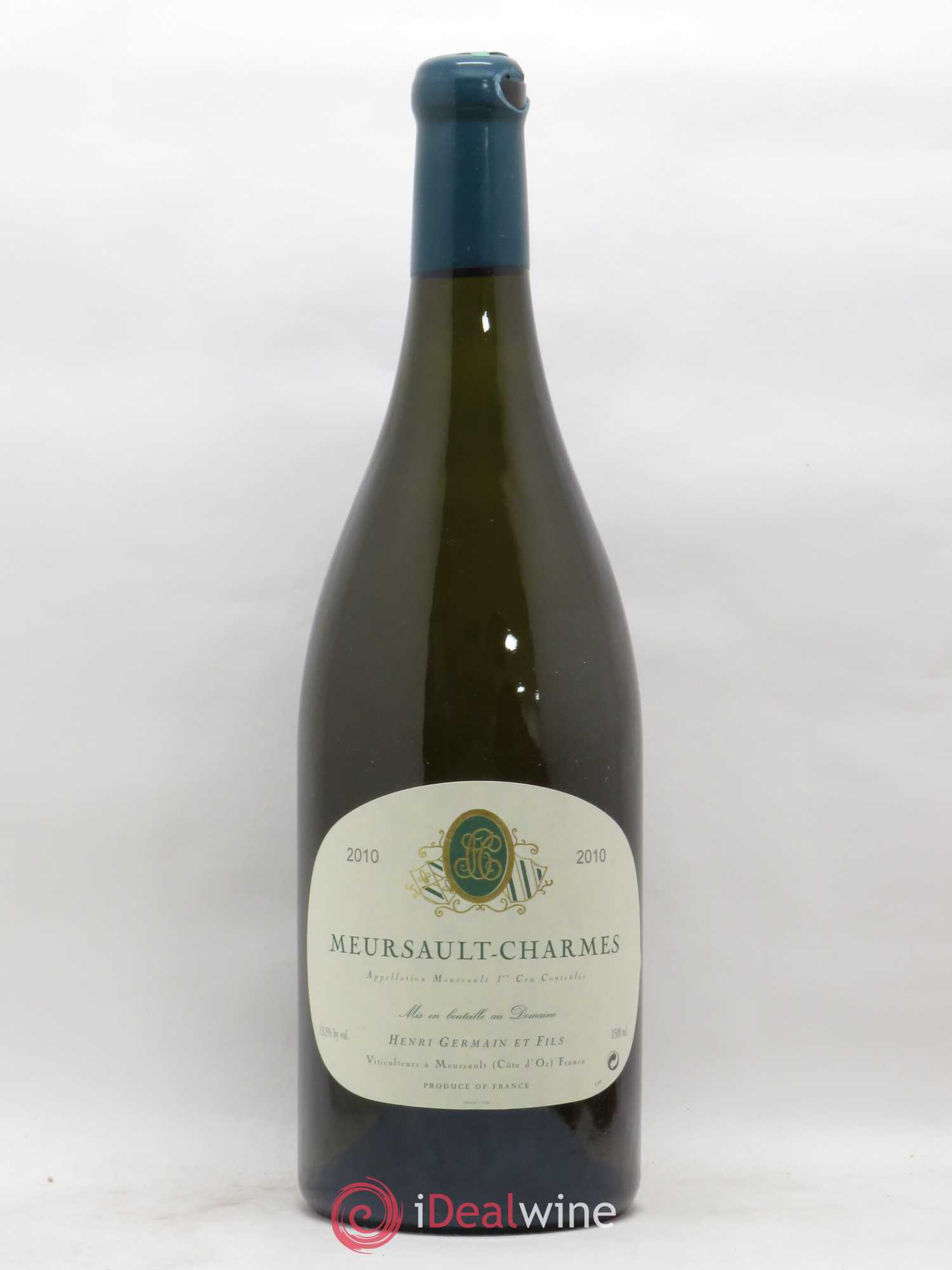 Meursault 1er Cru Charmes Henri Germain 2010 - Lot de 1 magnum - 0