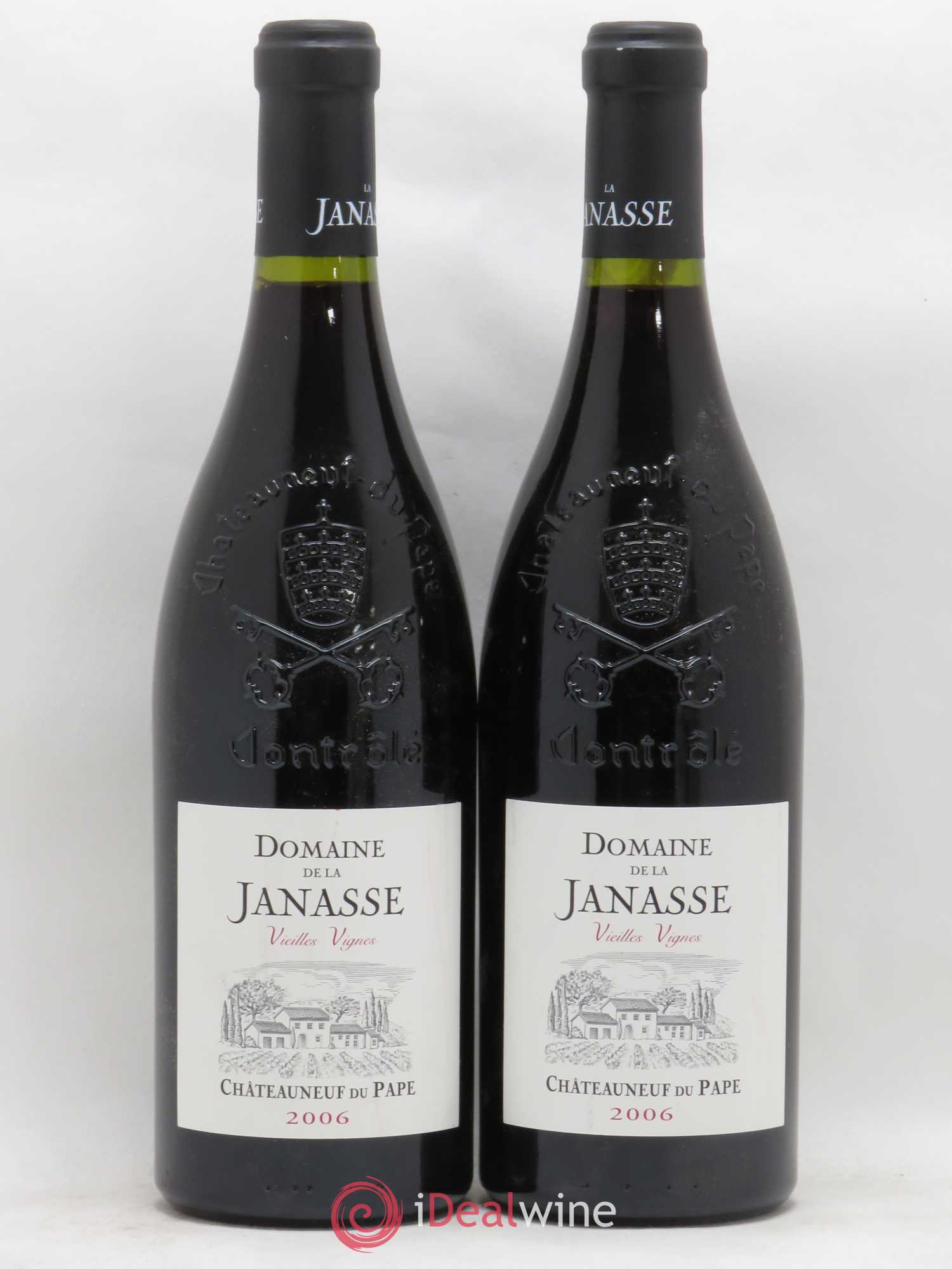 Châteauneuf-du-Pape Cuvée Vieilles Vignes La Janasse (Domaine de) 2006 - Lot de 2 bouteilles - 0