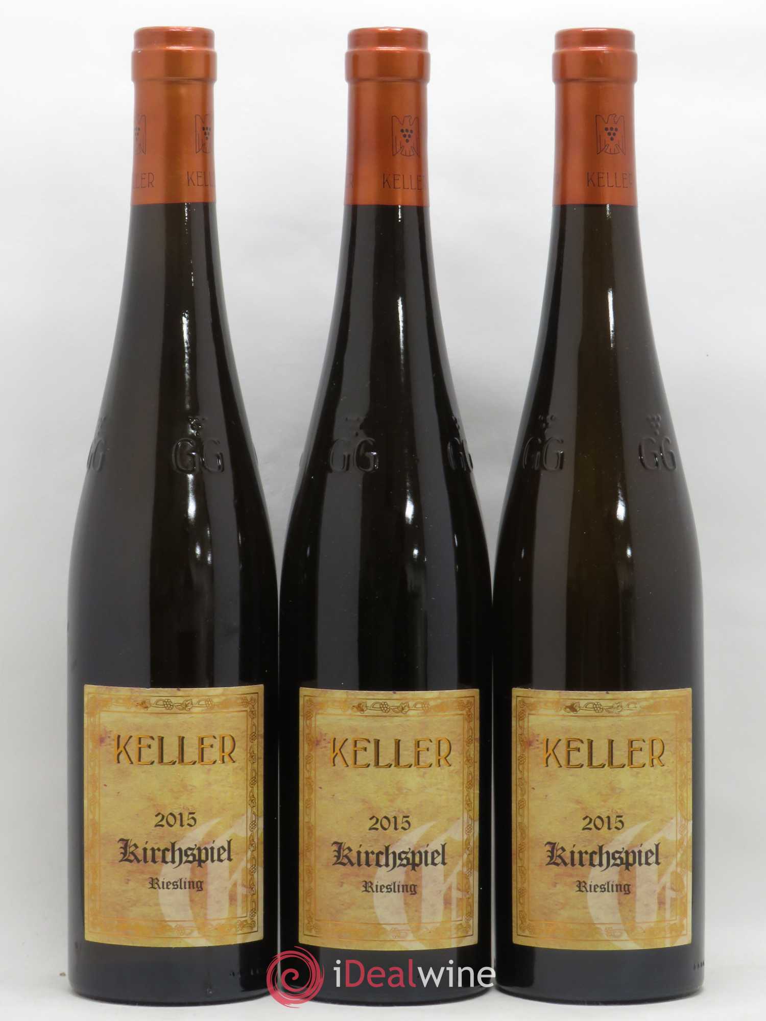 Riesling Trocken Westhofen Kirchspiel Keller 2015 - Lot de 3 bouteilles - 0
