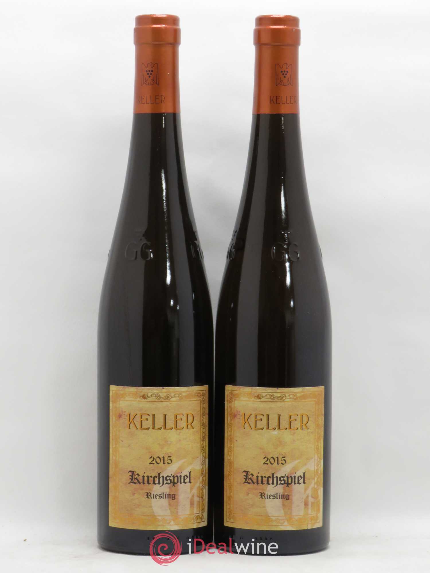 Riesling Trocken Westhofen Kirchspiel Keller 2015 - Lot de 2 bouteilles - 0