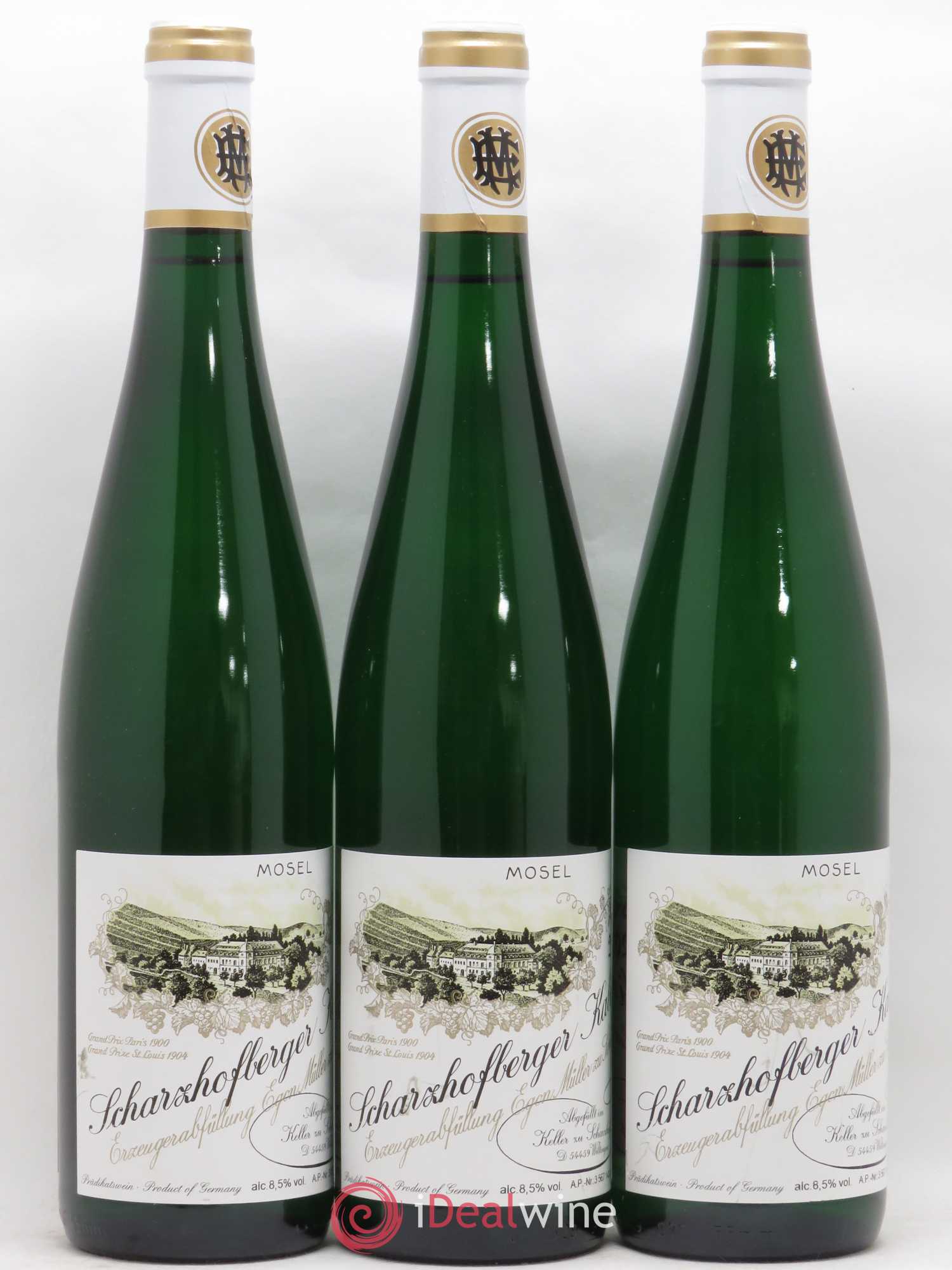 Riesling Scharzhofberger Kabinett Egon Muller 2015 - Lot de 3 bouteilles - 0