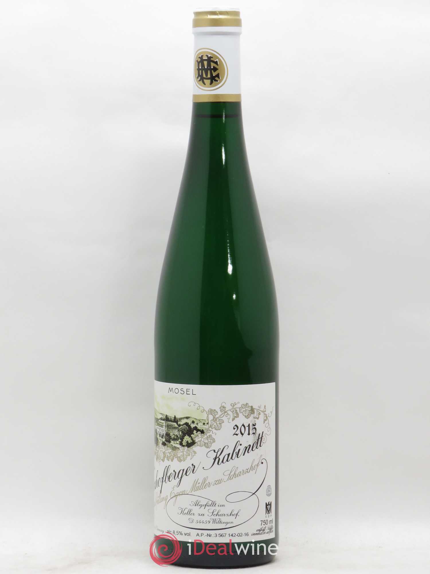 Riesling Scharzhofberger Kabinett Egon Muller 2015 - Lot de 1 bouteille - 1