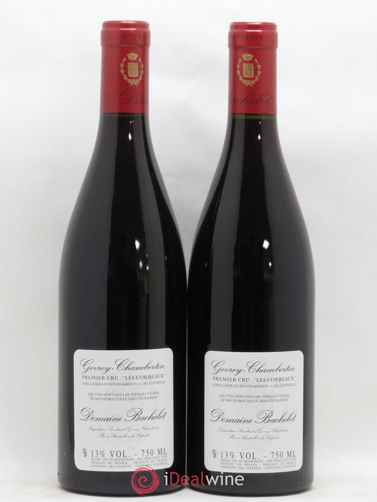 Gevrey-Chambertin 1er Cru Les Corbeaux Vieilles Vignes Denis Bachelet (Domaine) 2015 - Lot de 2 bouteilles - 1