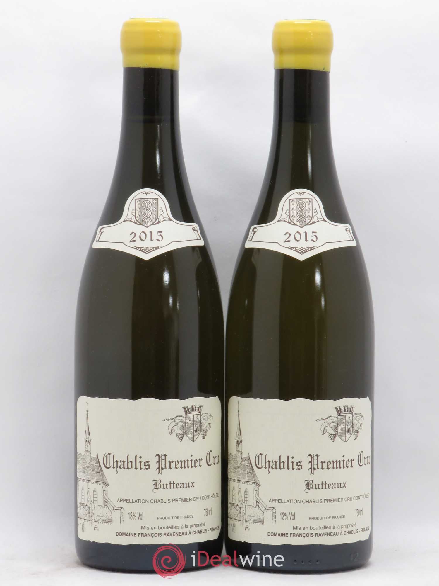 Chablis 1er Cru Butteaux Raveneau (Domaine) 2015 - Lot de 2 bouteilles - 0
