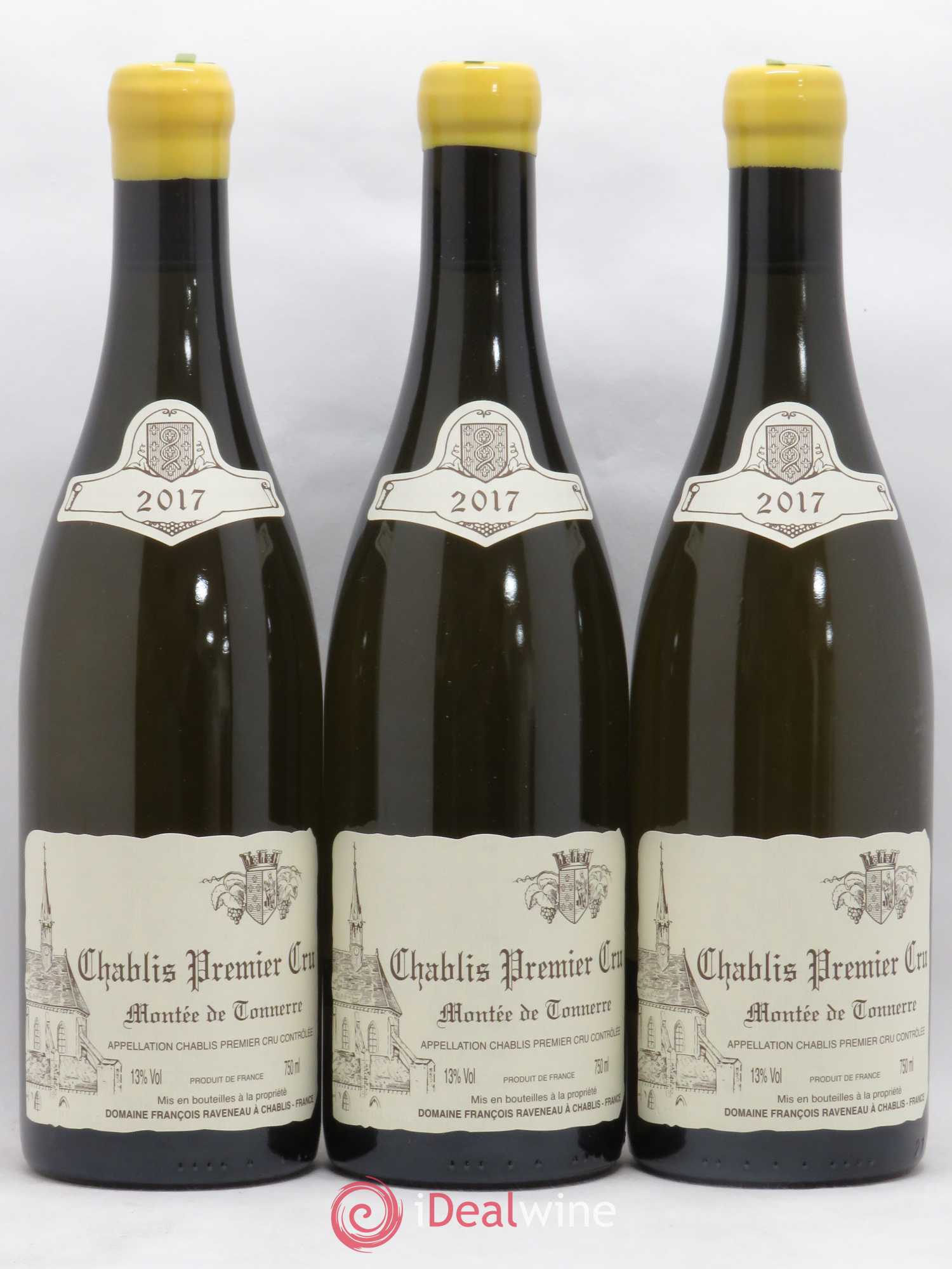 Chablis 1er Cru Montée de Tonnerre Raveneau (Domaine) 2017 - Lot de 3 bouteilles - 0